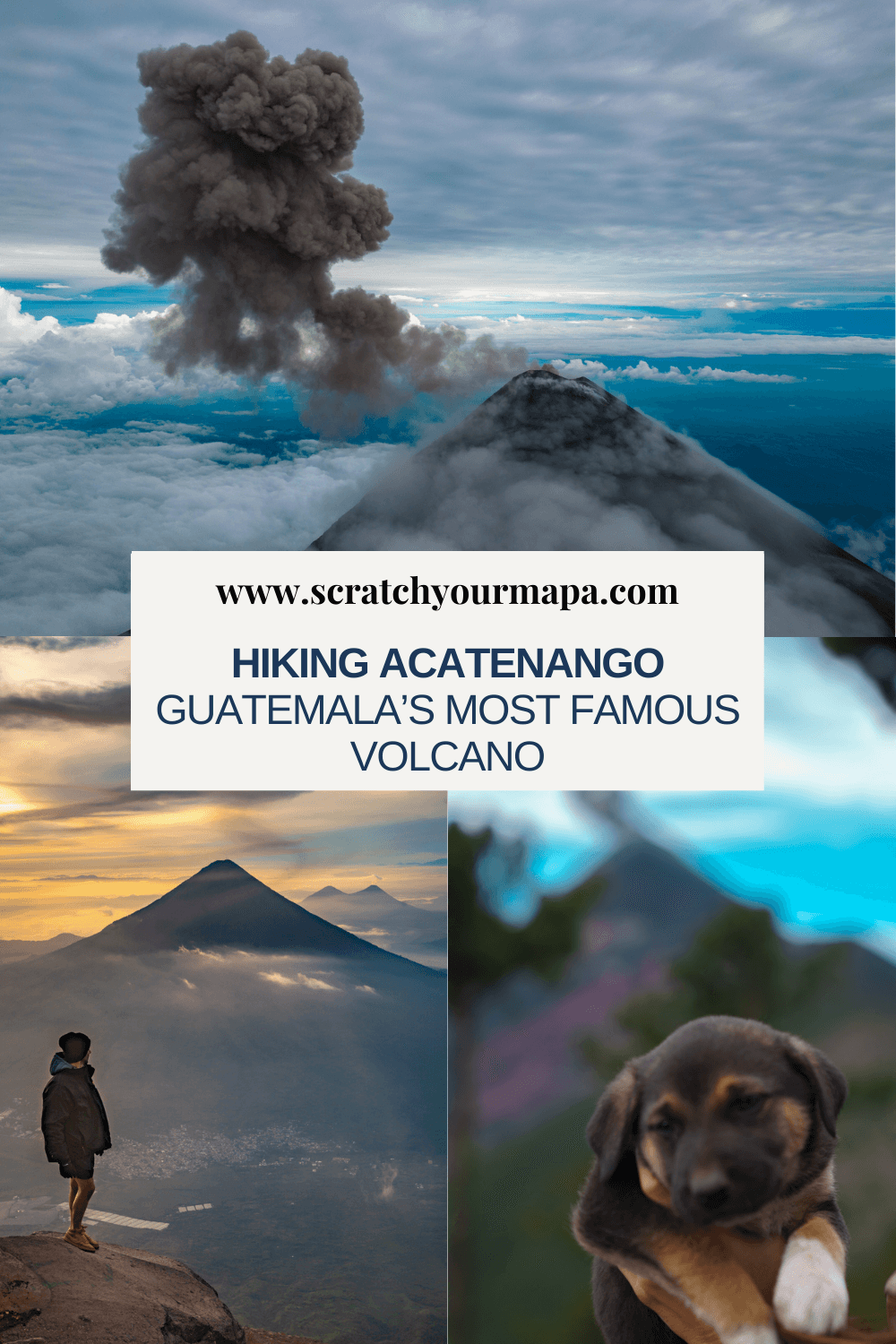 Acatenango Volcano hike in Guatemala travel guide pin