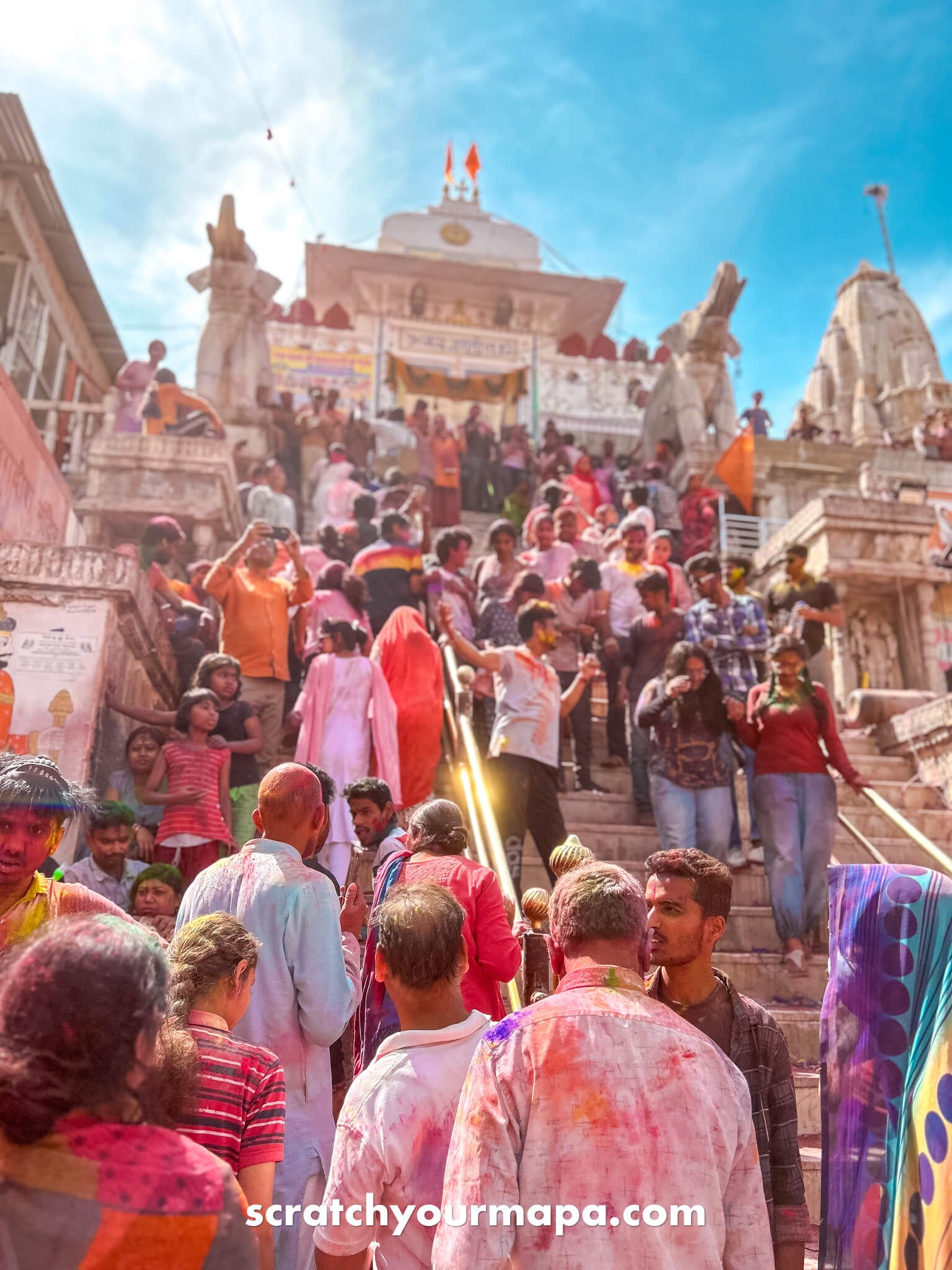 Holi festival in India - Udaipur