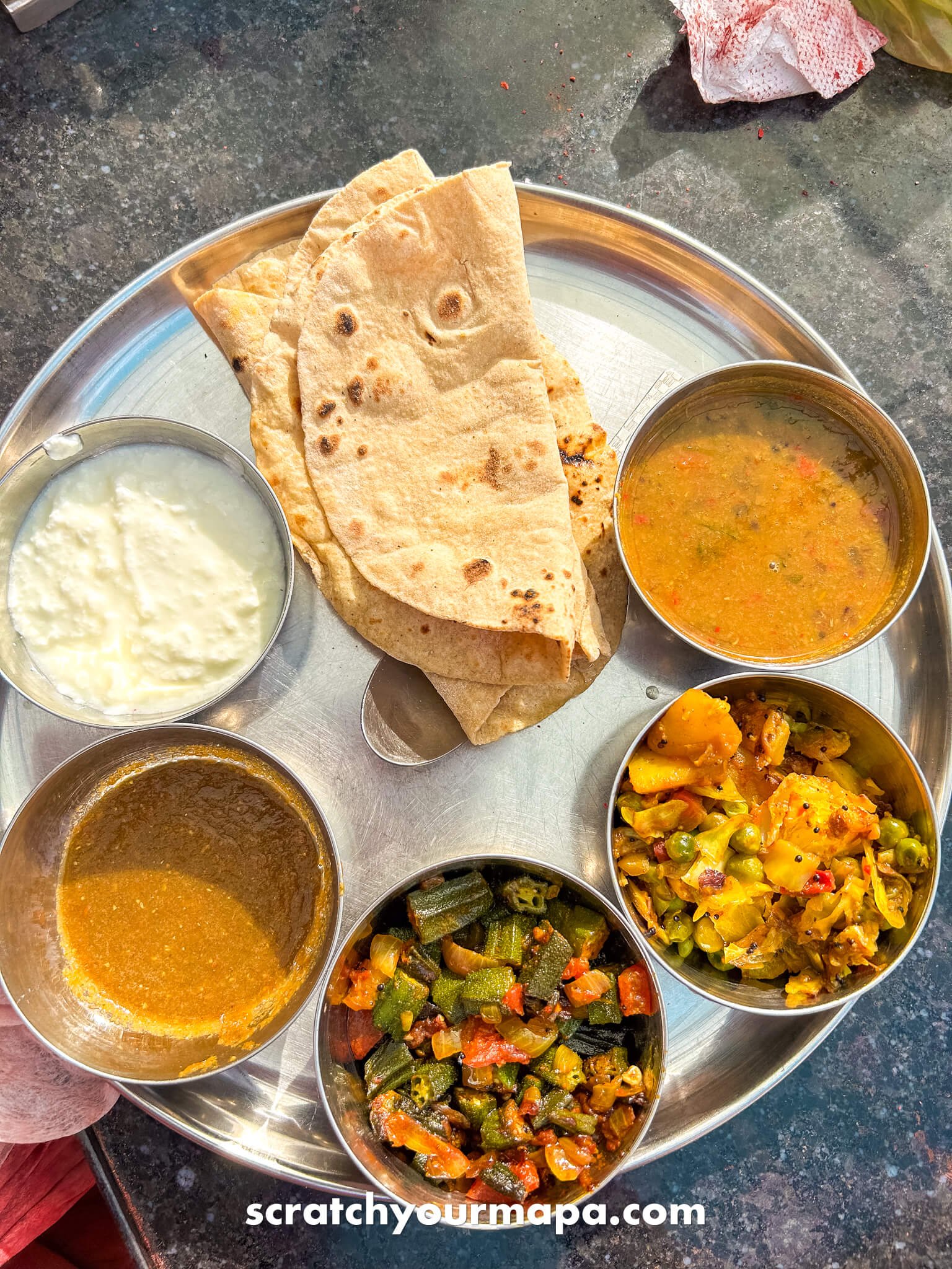 Thali in Udaipur