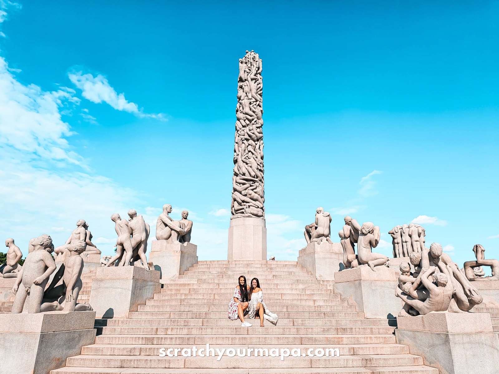 Vigeland sculpture park in Oslo, cool places to visit in Norway