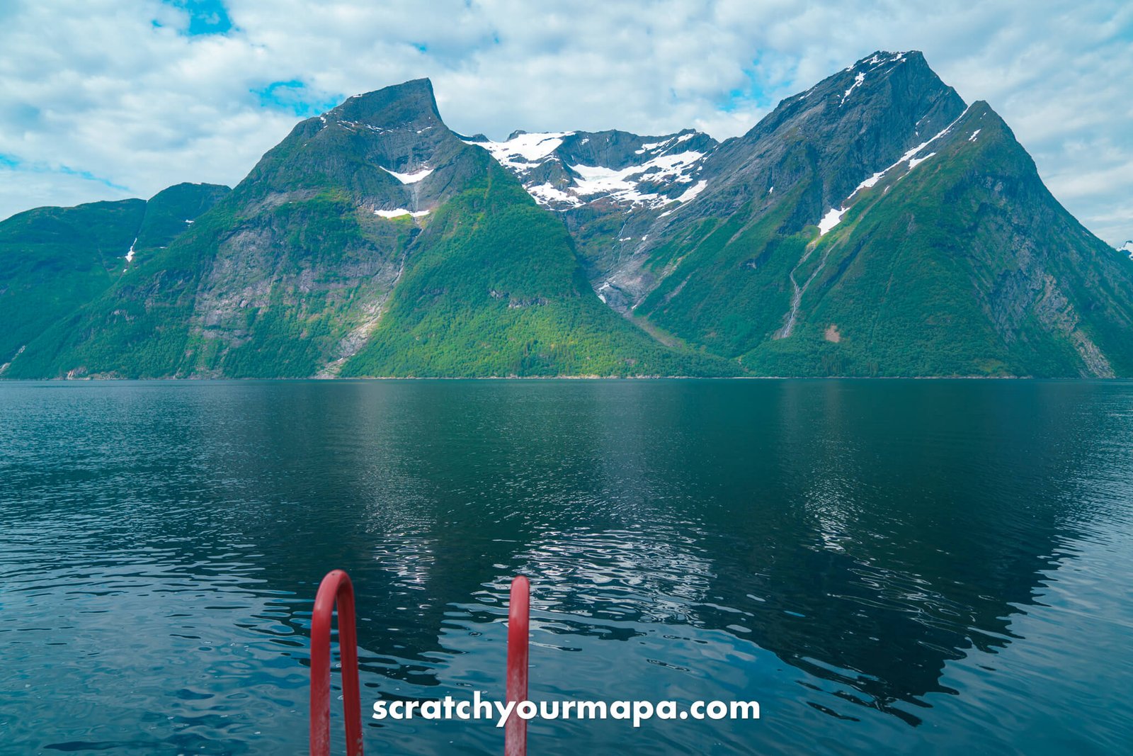 boat ride to Trandal, the most beautiful swing in Norway