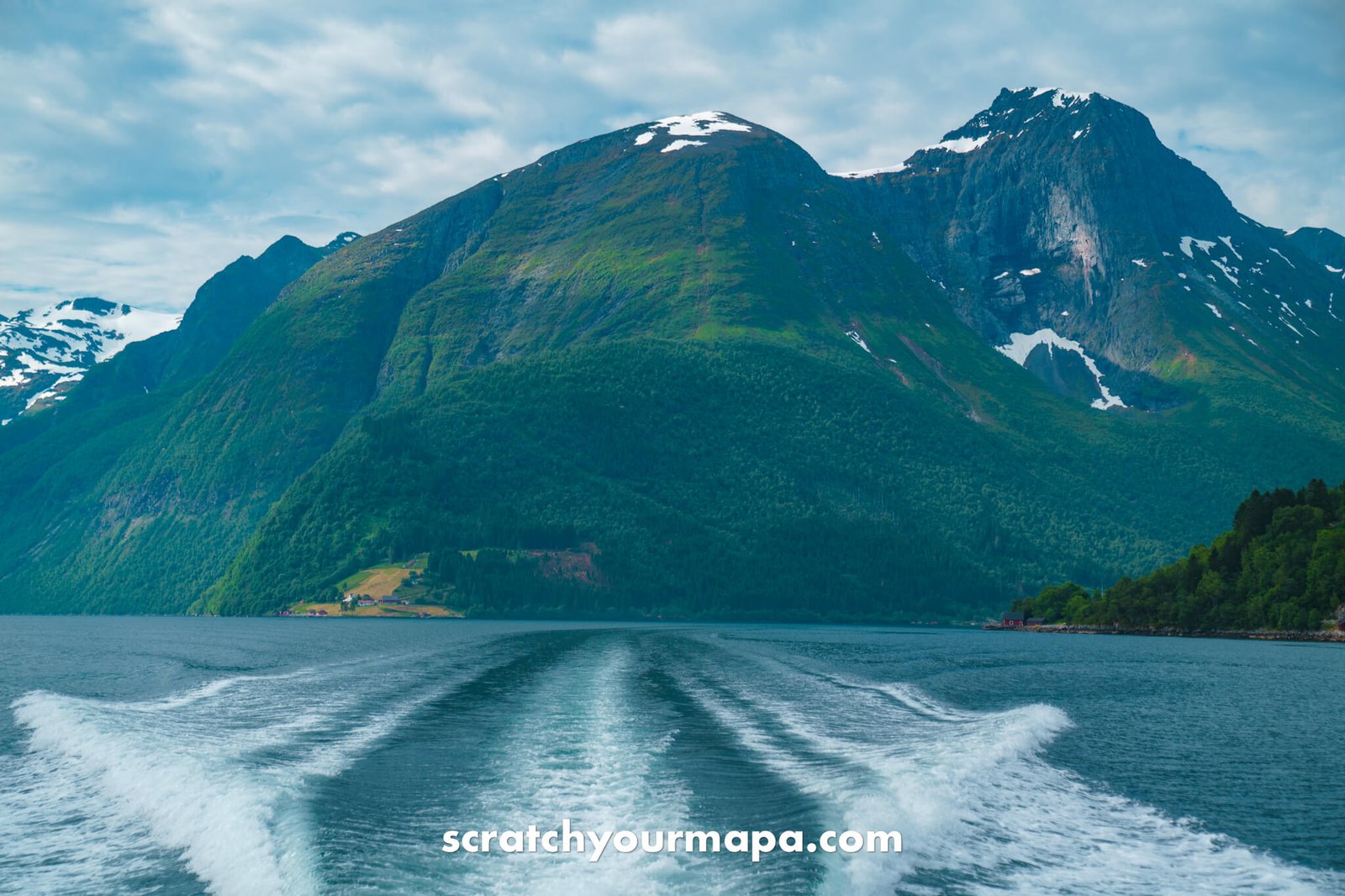 boat ride to Trandal, the most beautiful swing in Norway