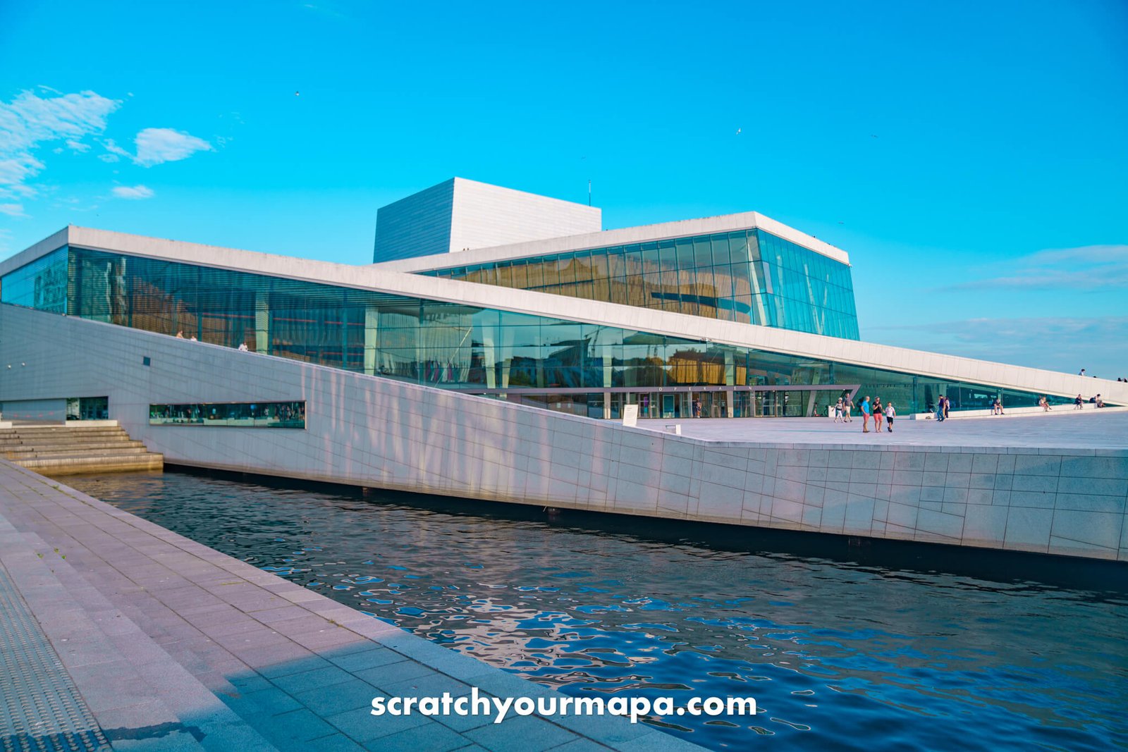 Oslo Opera House, cool spots to visit in Norway