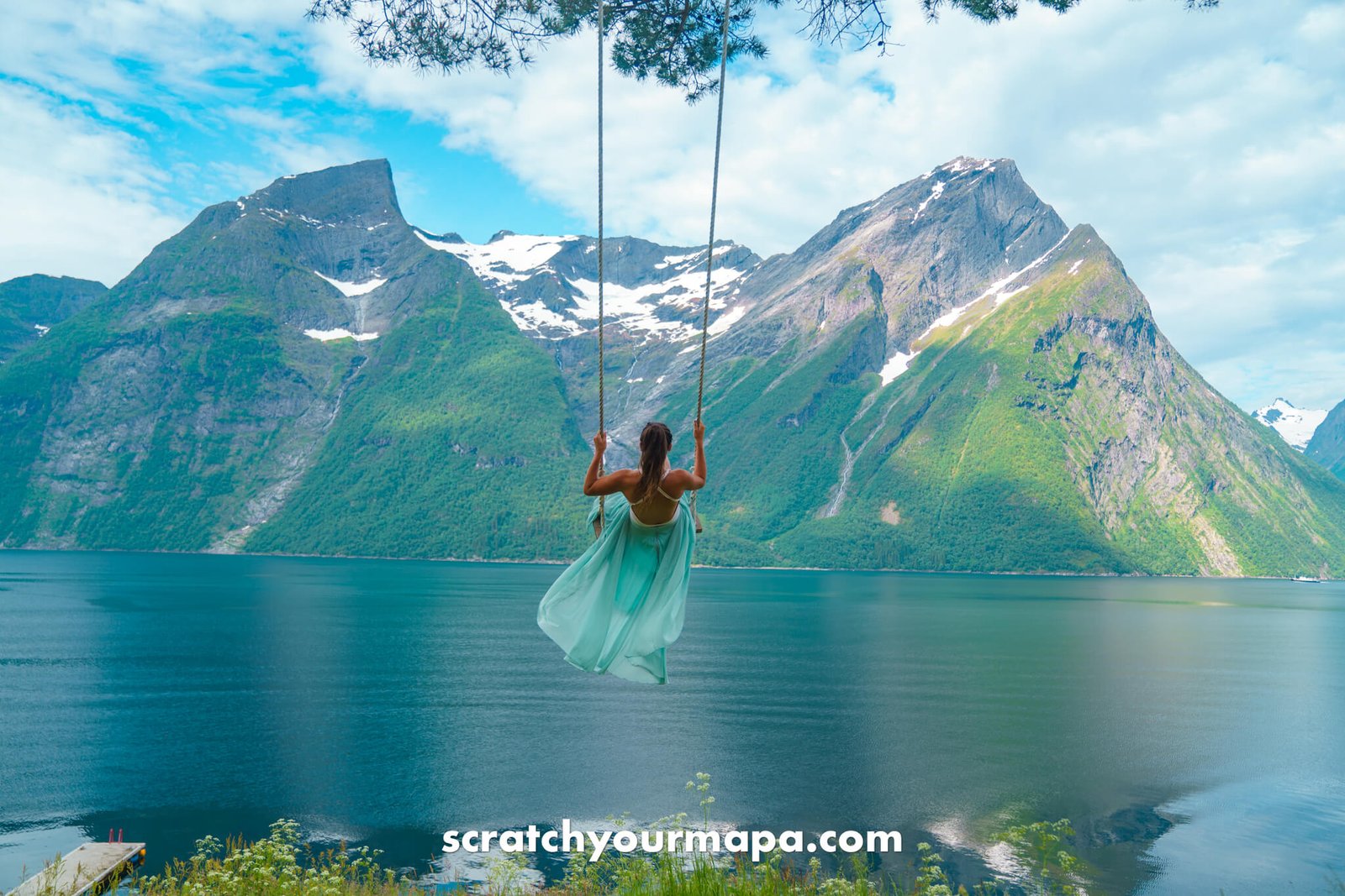 the most beautiful swing in Norway, Trandal