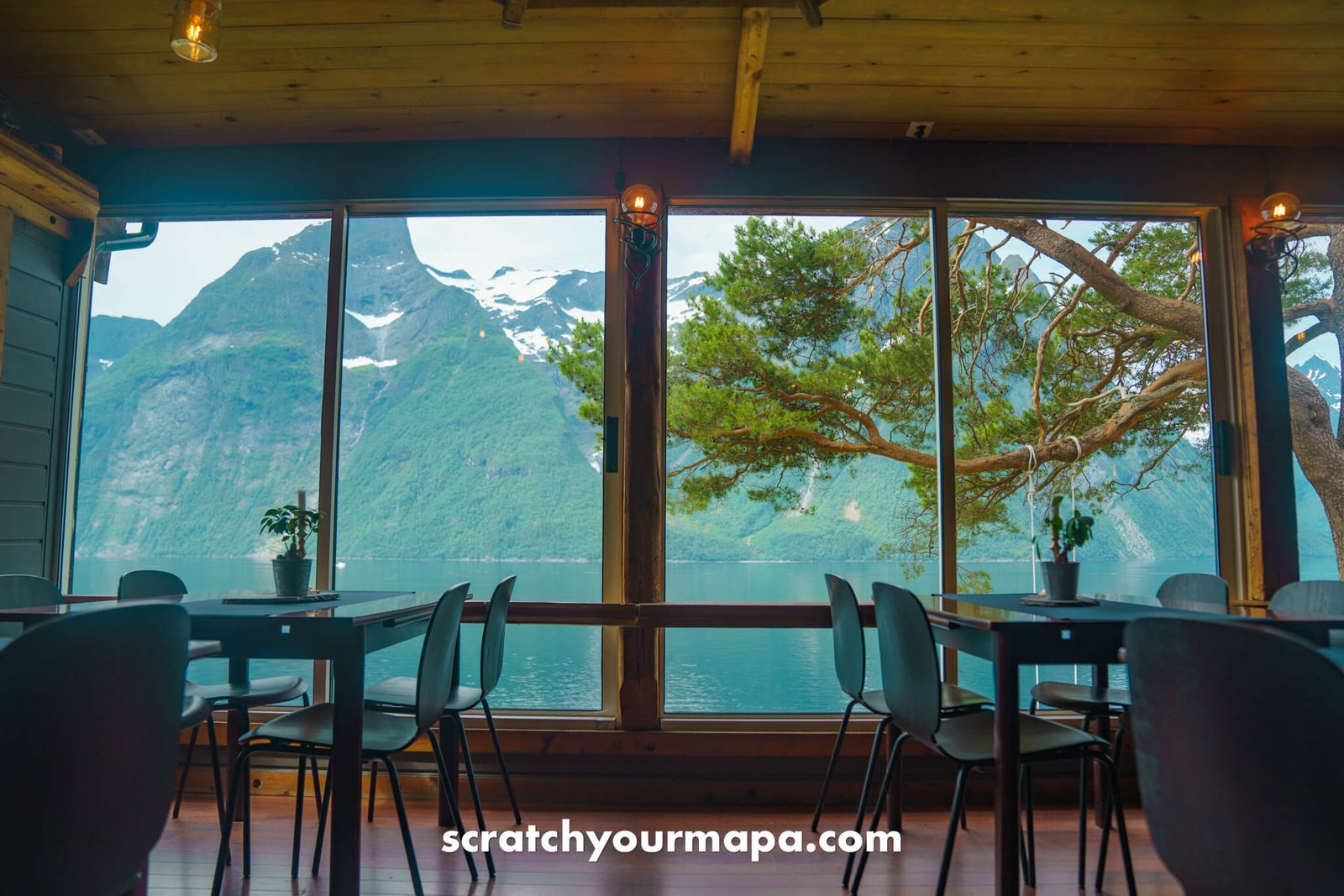 restaurant at Christian Gaar, Trandal, Norway