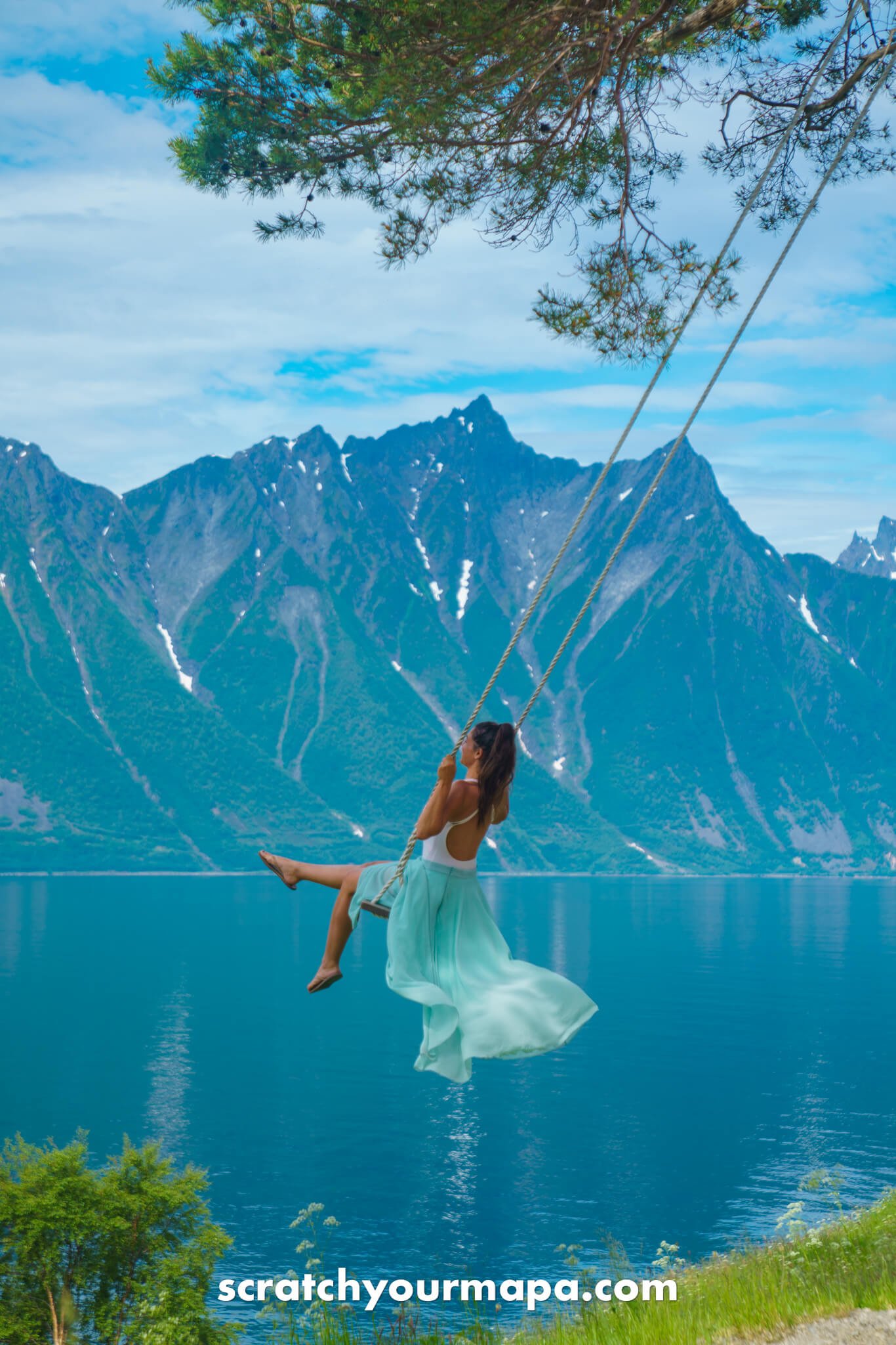 the most beautiful swing in Norway, Trandal