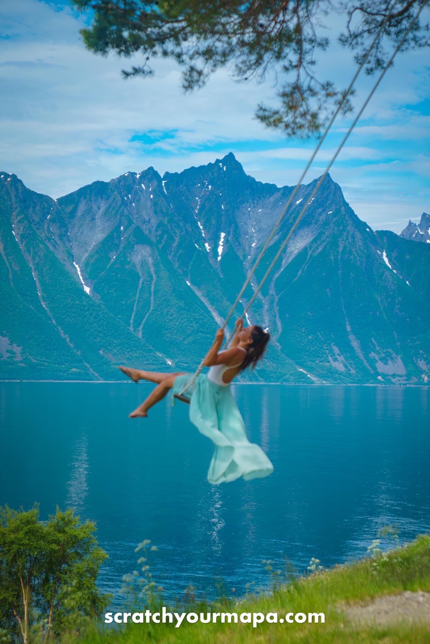 the most beautiful swing in Norway, Trandal