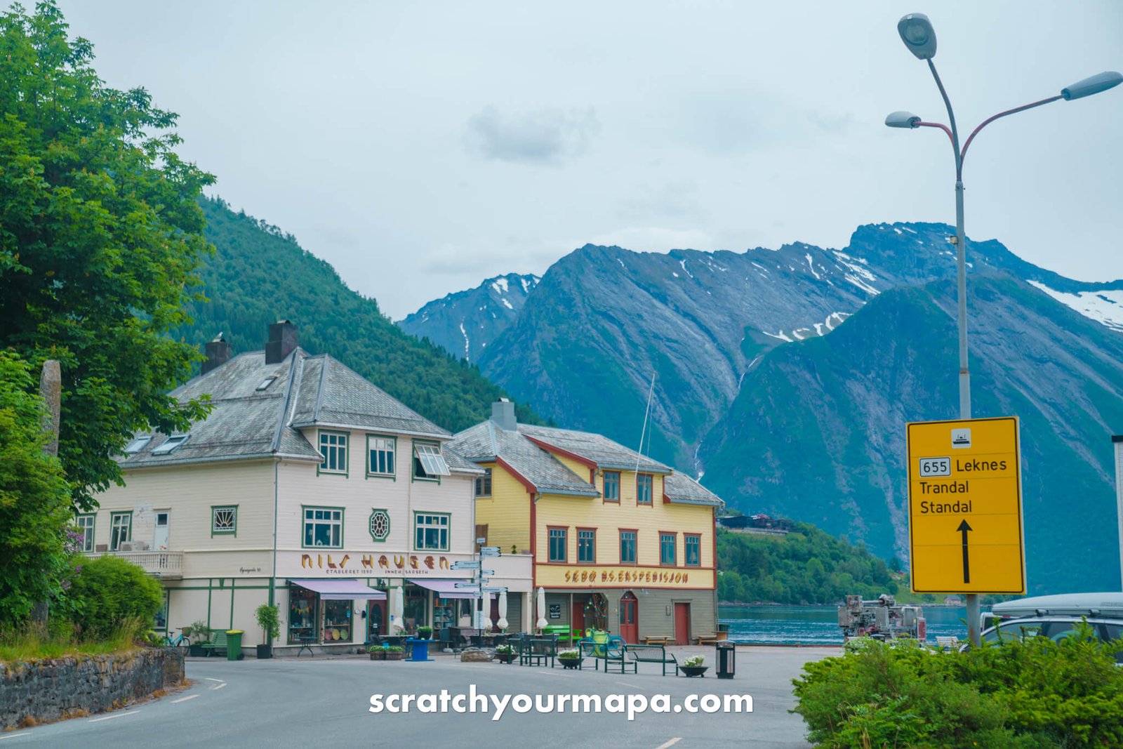 Saebo village in Norway