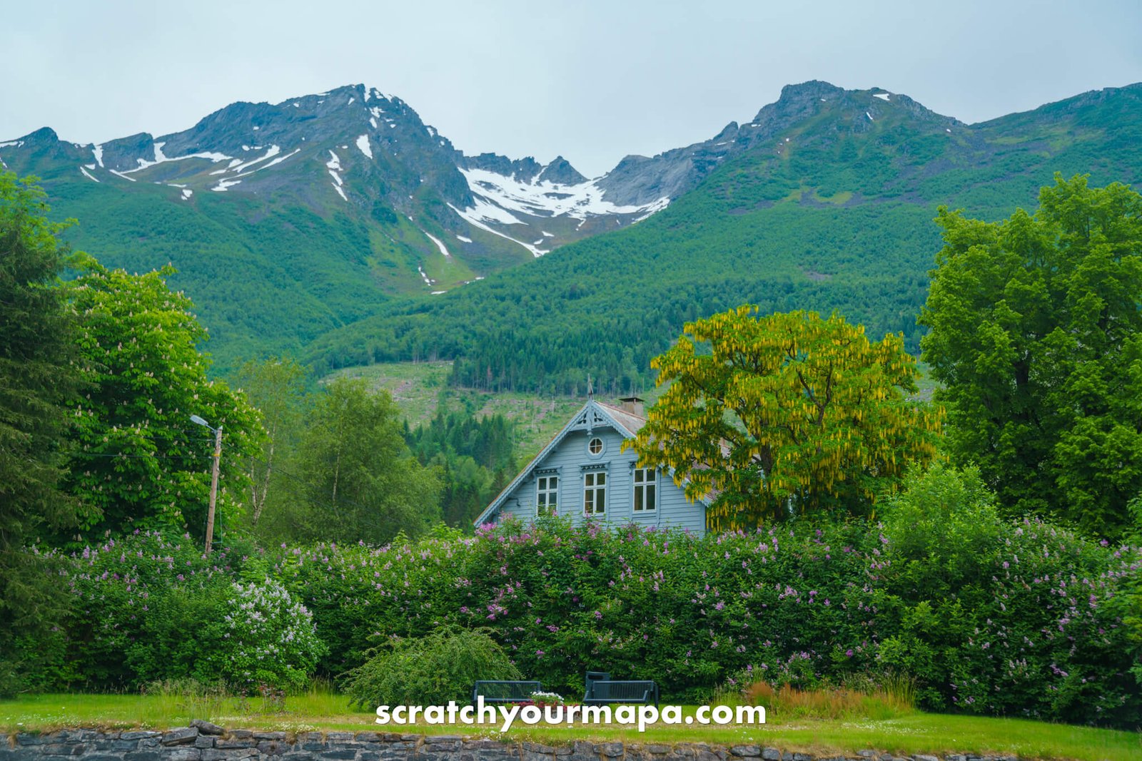 Saebo village in Norway