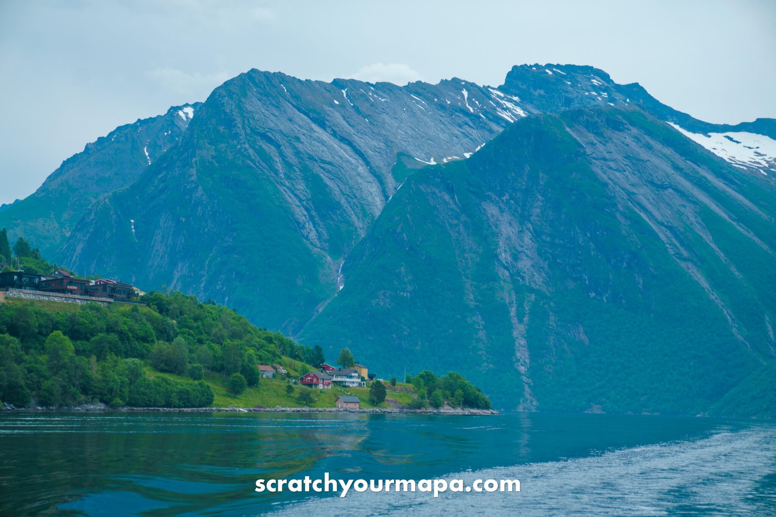 boat ride to Trandal, the most beautiful swing in Norway