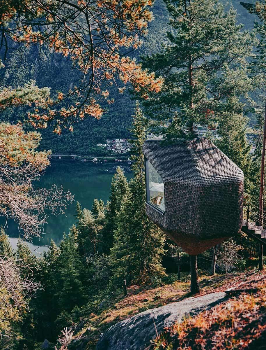 Woodnest, cool places to visit in Norway