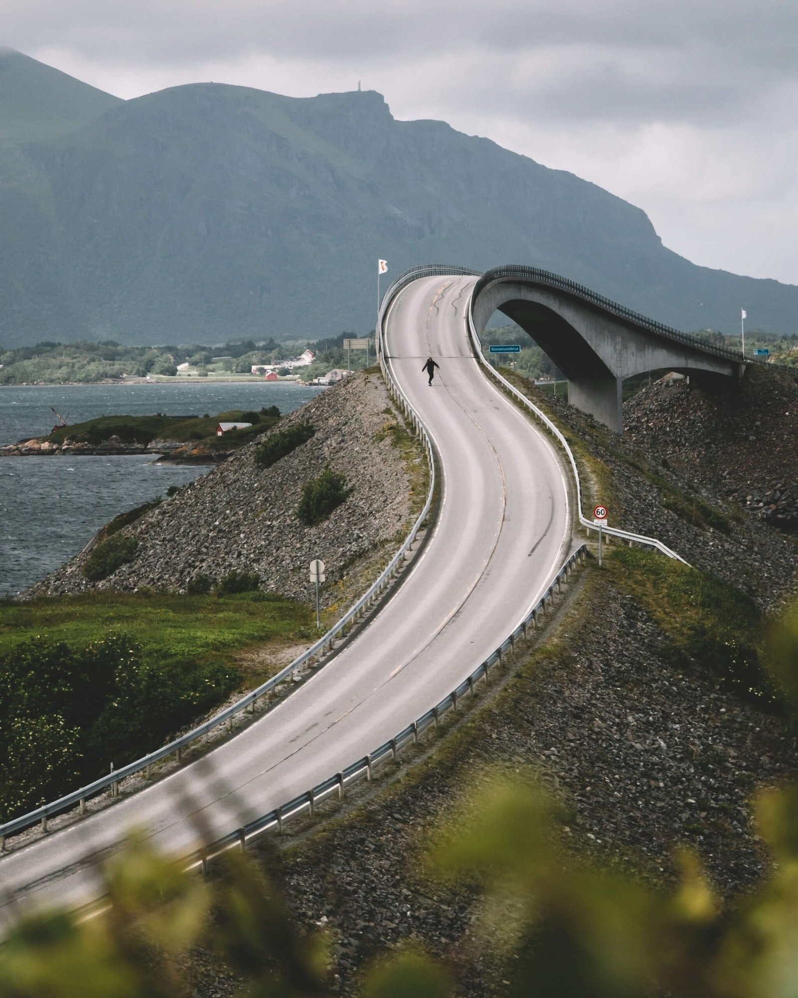 Atlantic Highway Road in Norway