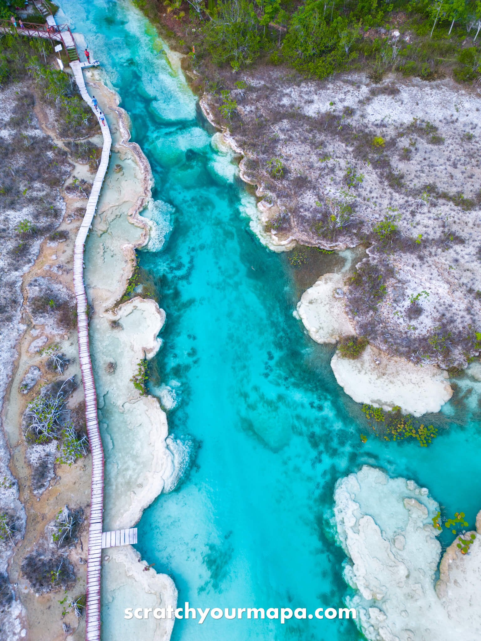 boardwalk of Los Rapidos, Bacalar