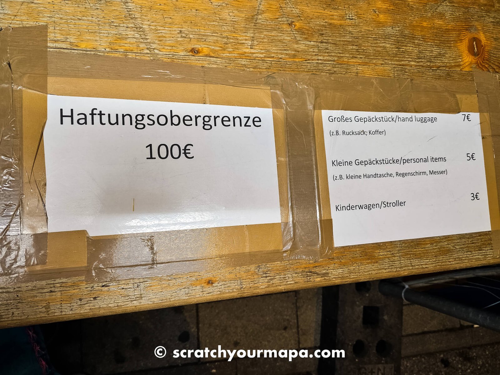 lockers at Oktoberfest in Munich