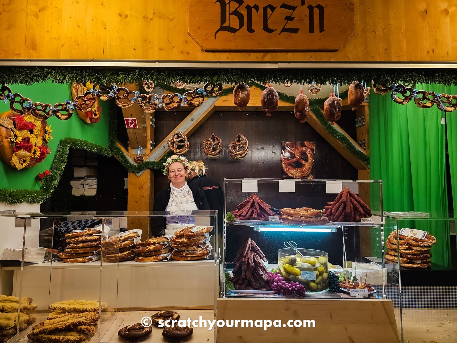 food at Oktoberfest in Munich, Germany