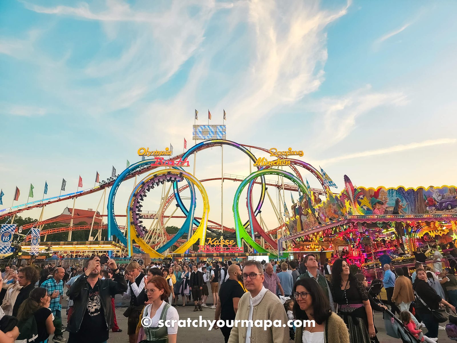 carnival at Oktoberfest, what to expect at Oktoberfest in Munich, Germany