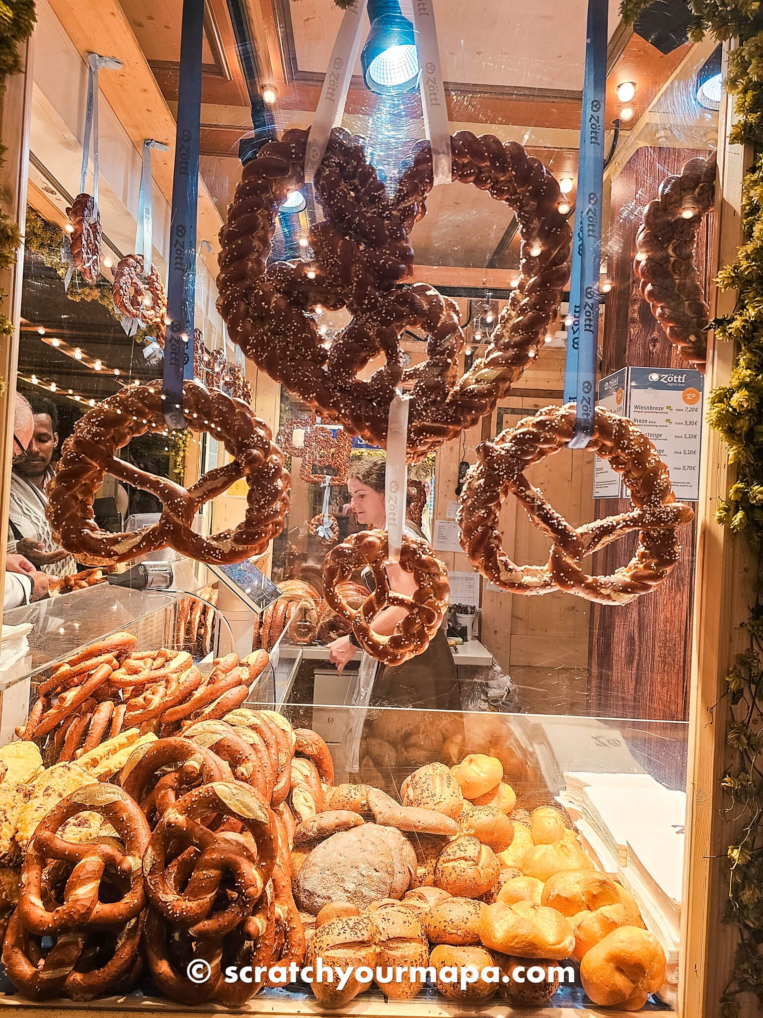 pretzels at Oktoberfest in Munich, Germany