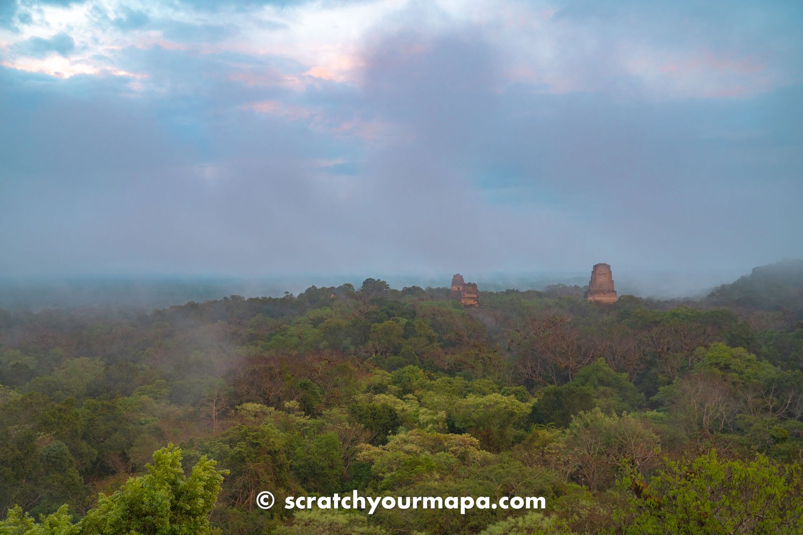 what to know before visiting Tikal Guatemala - how many pyramids are there