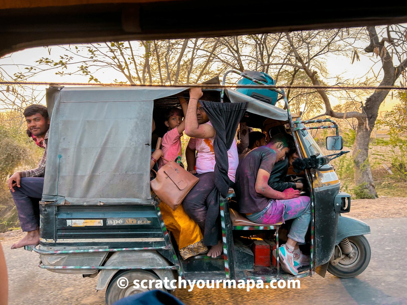 tuk tuk/ Uber in India