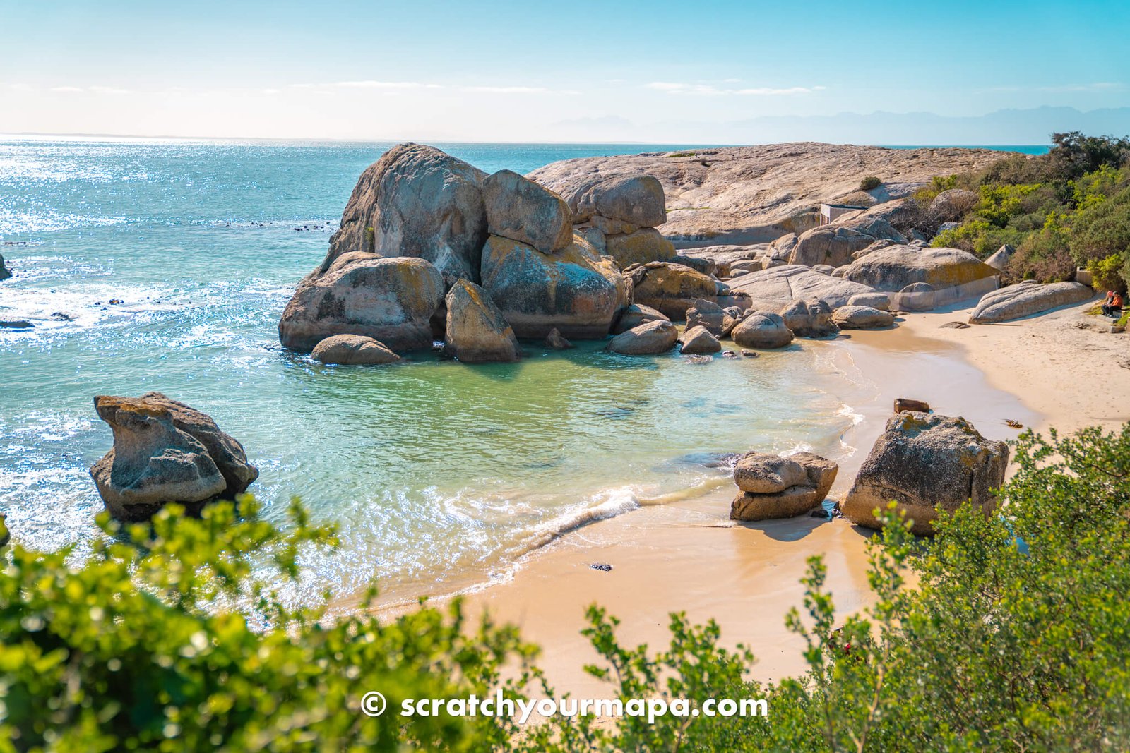 views over Boulders Beach in Cape Town