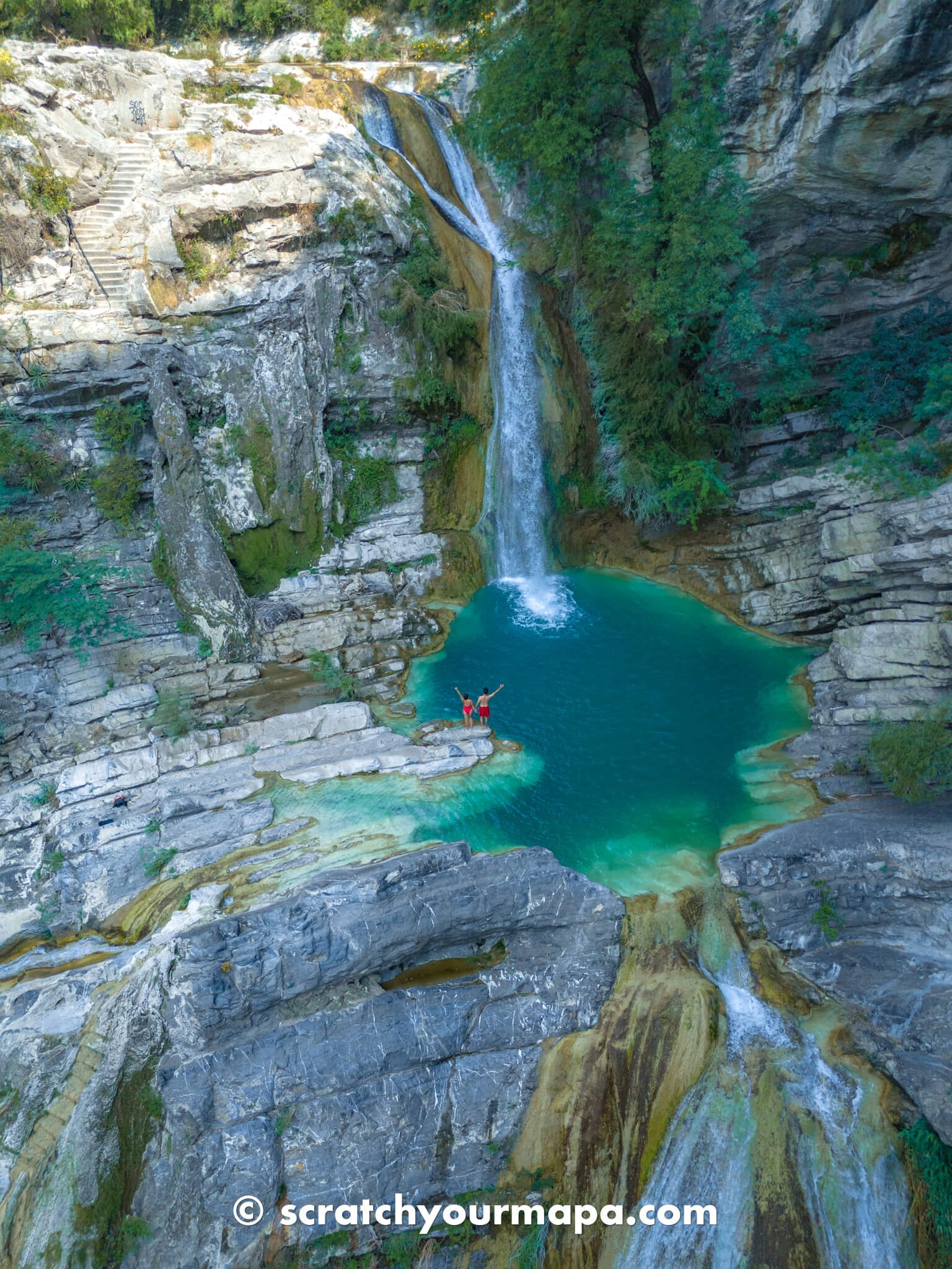 El Aguacate waterfall in Puebla, Mexico