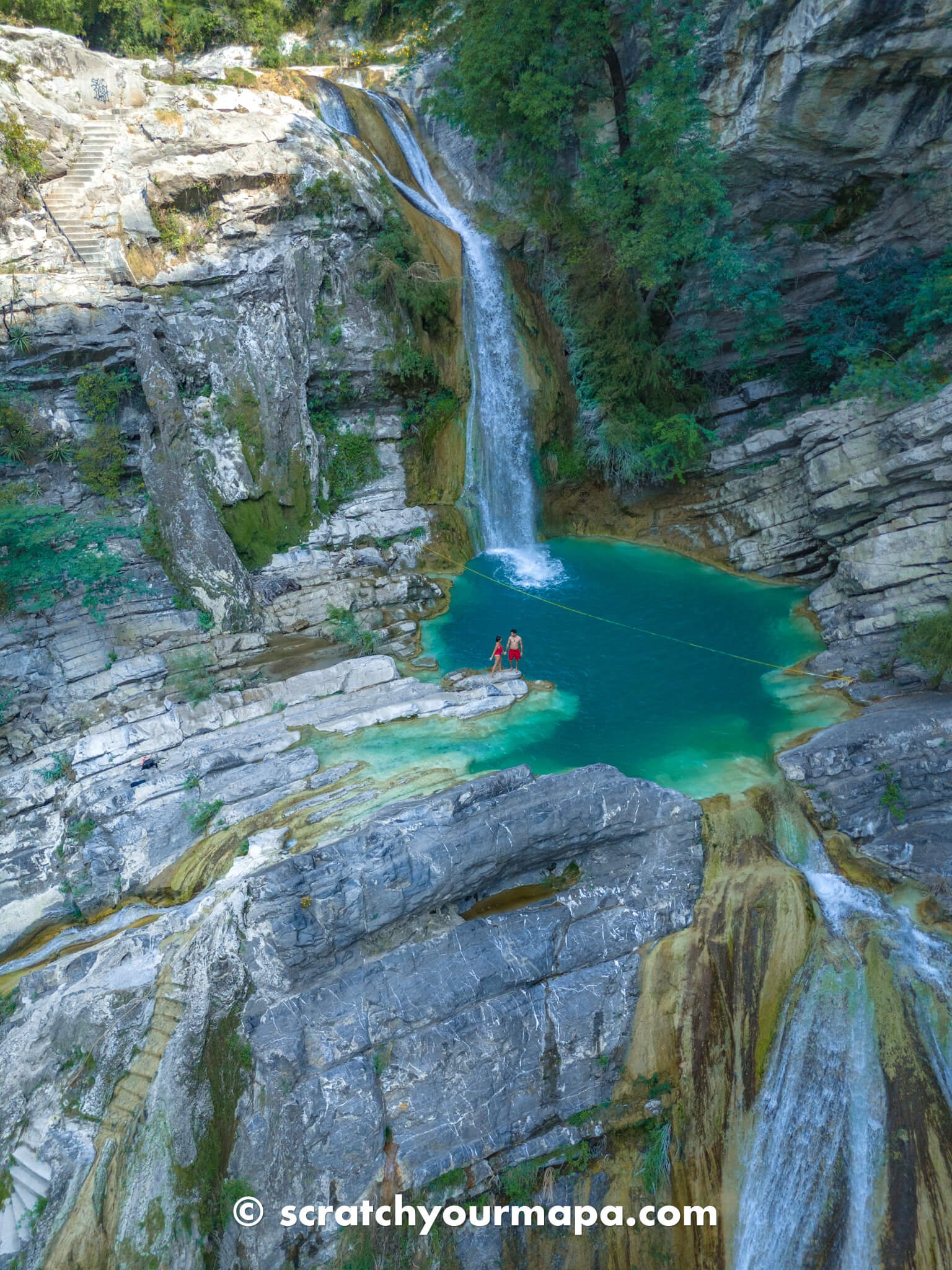 Cascade el aguacate, top attractions in Puebla, Mexico