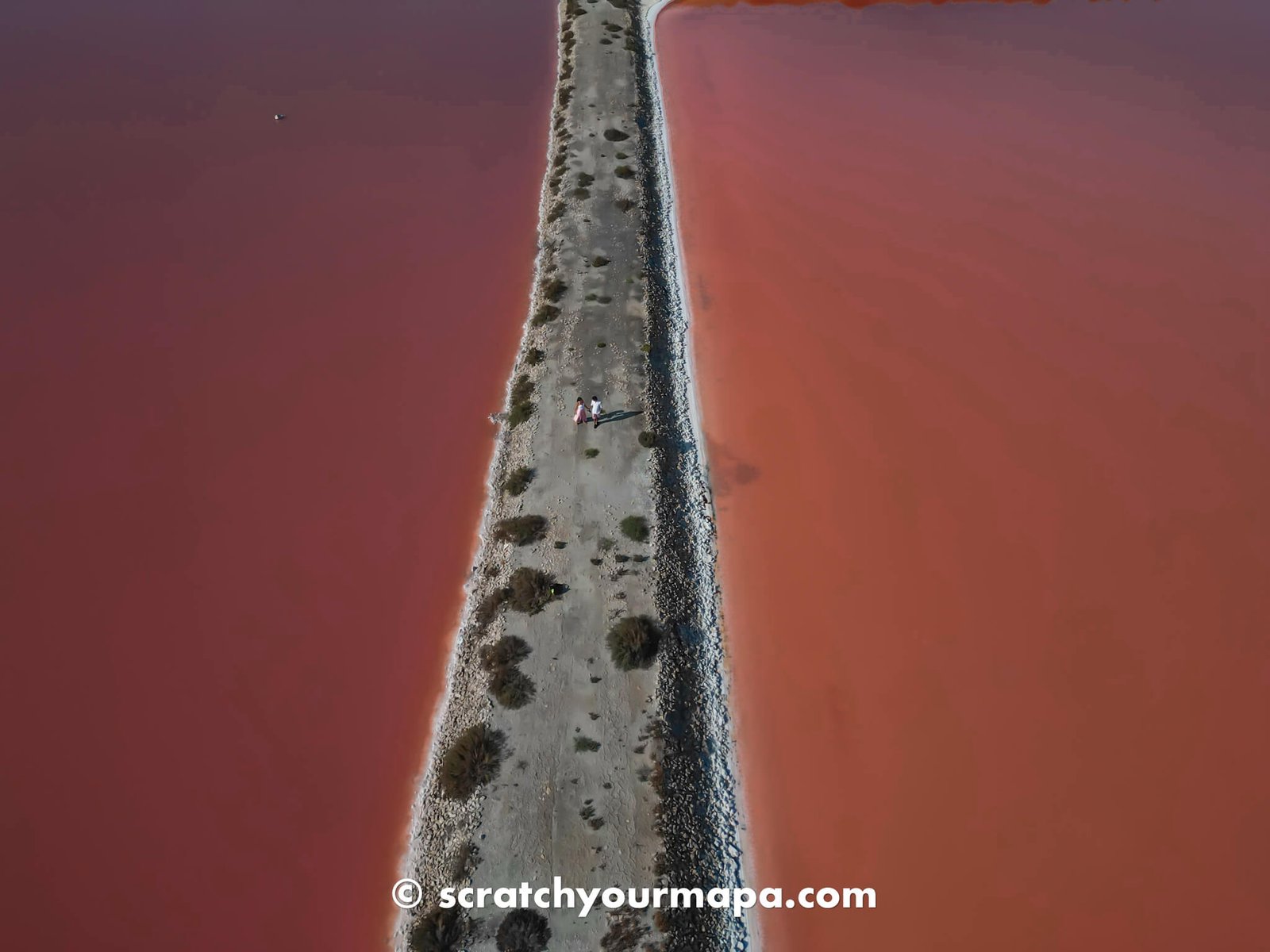 pink lake for your France bucket list