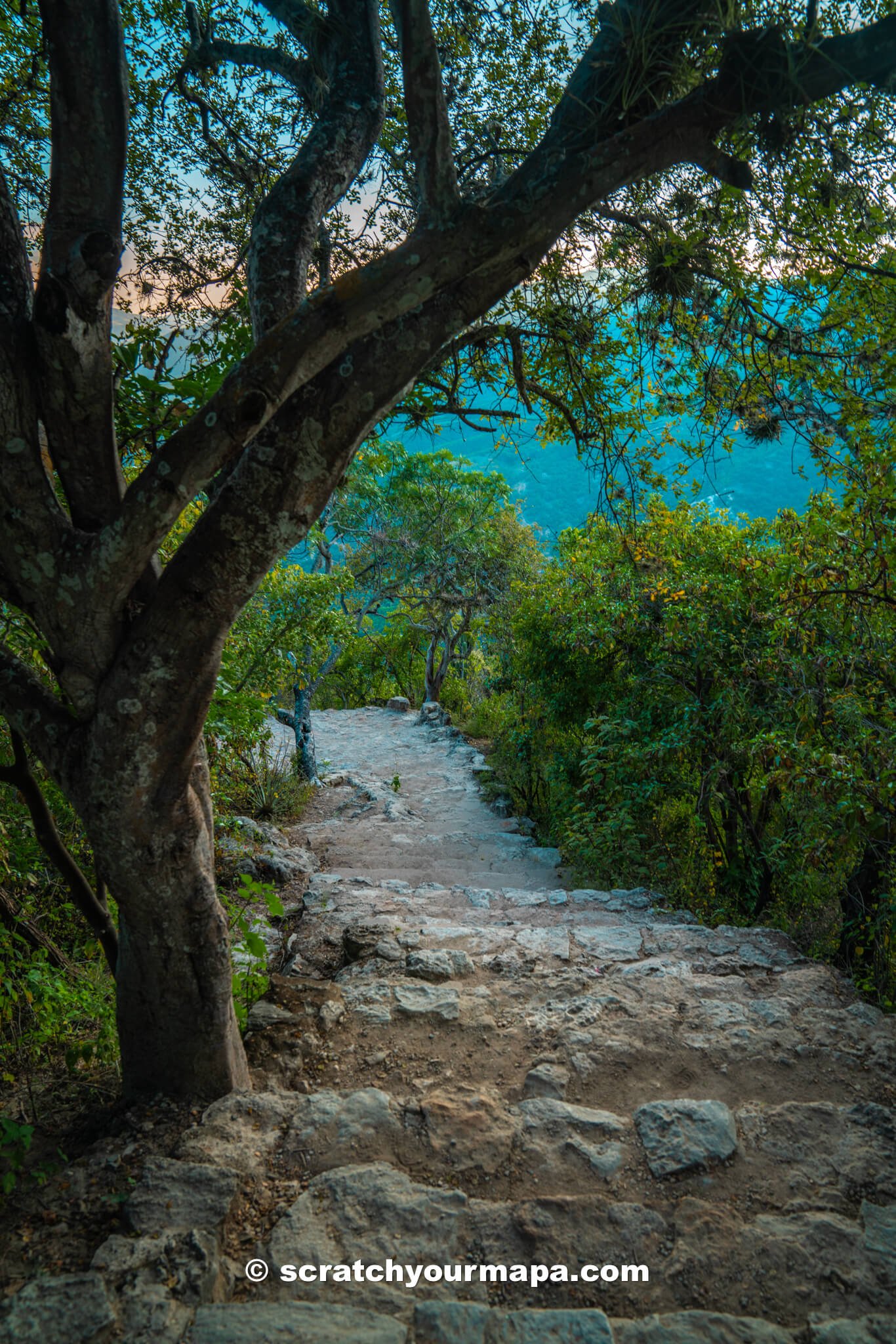 walking around Hierve el Agua