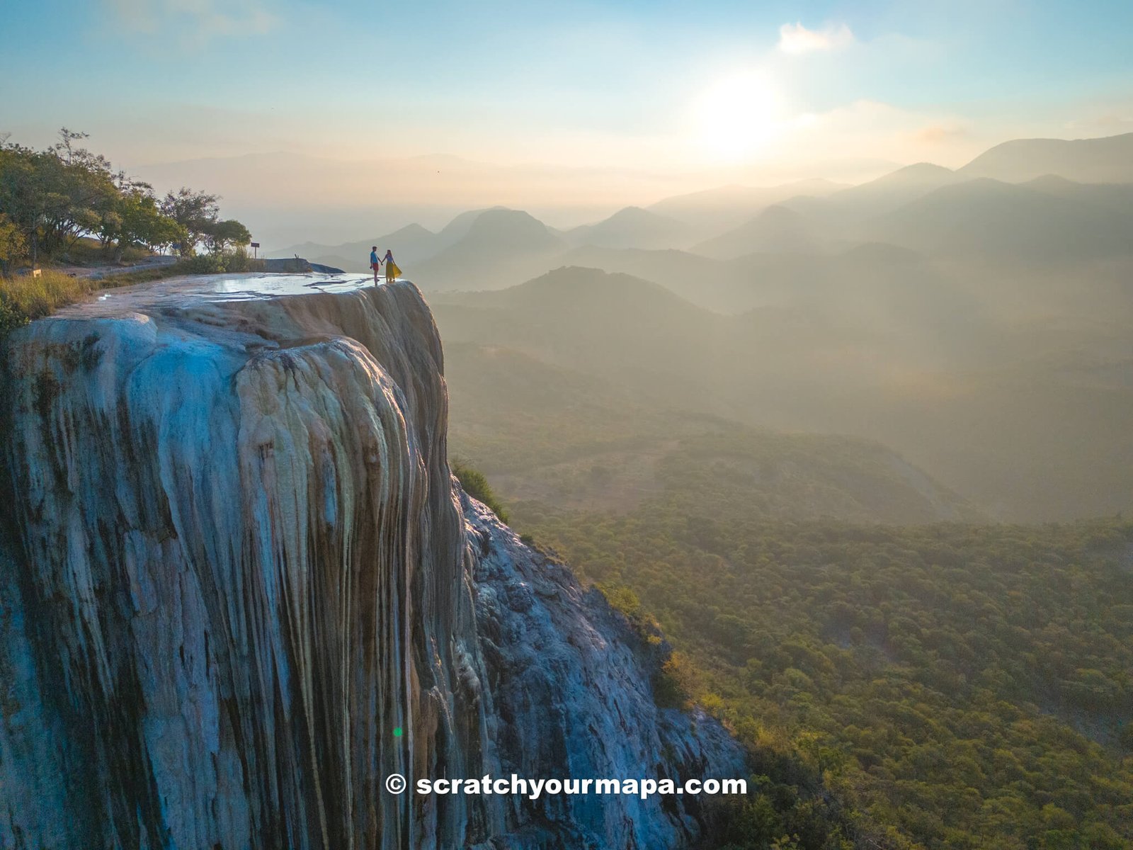 Hierve el Agua - visiting Oaxaca, Mexico