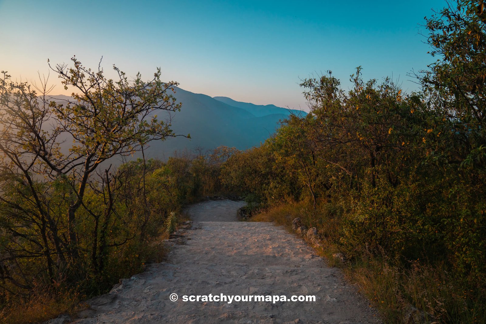 walking around Hierve el Agua