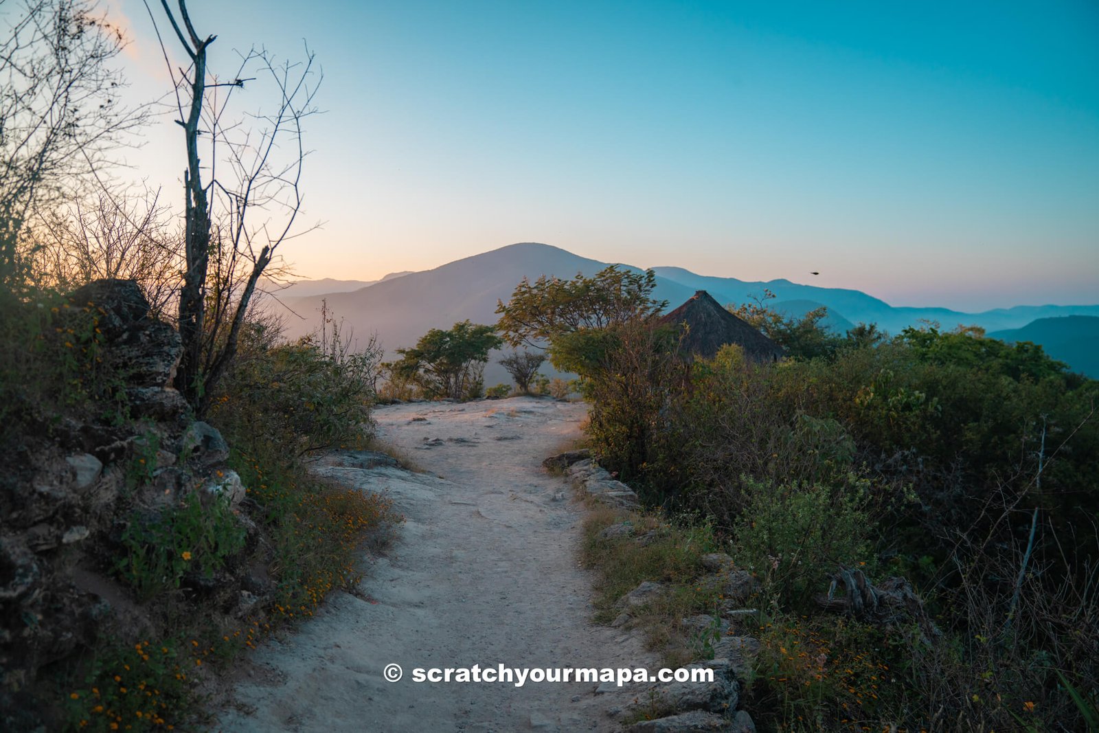 walking around Hierve el Agua