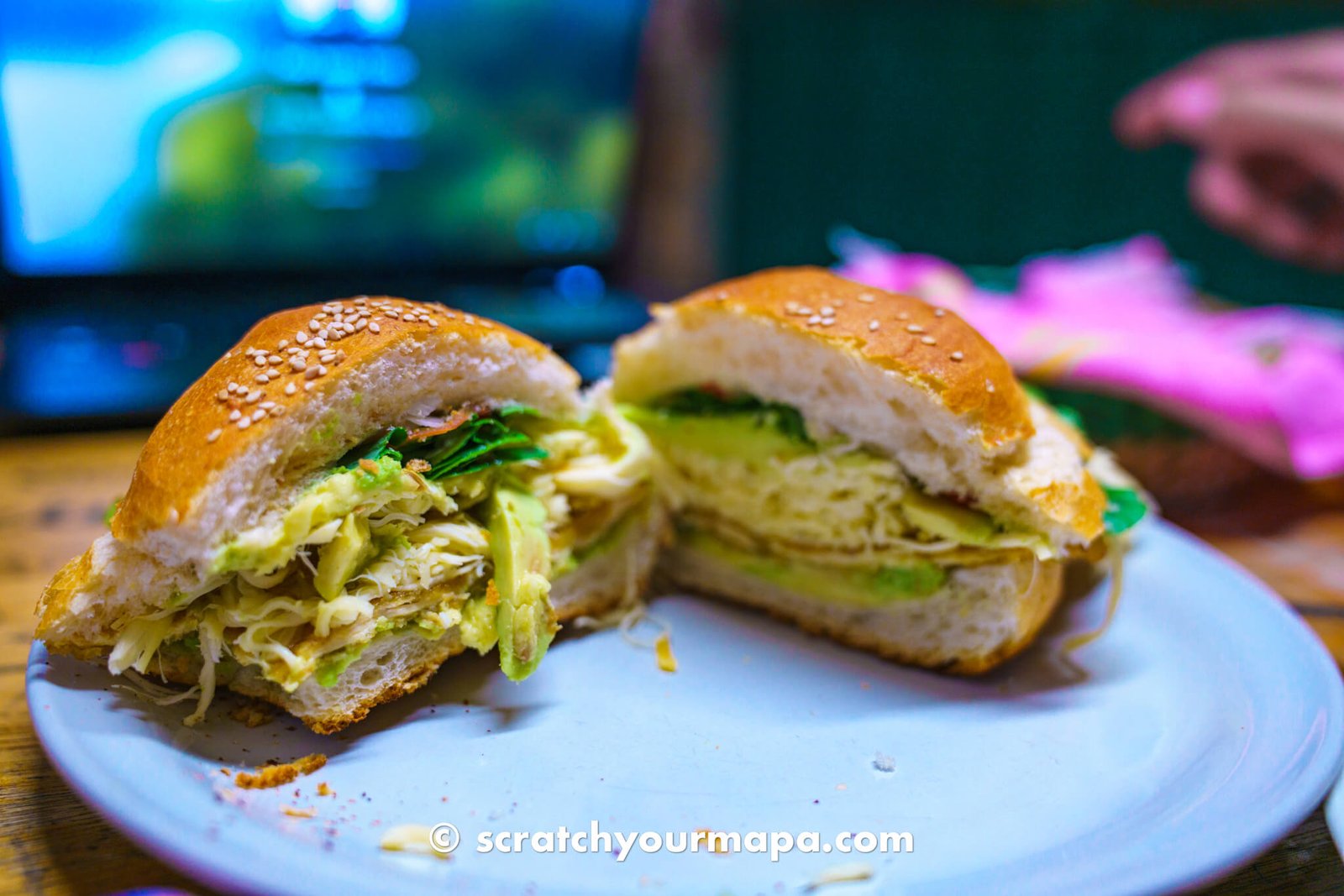 cemitas, typical food in Puebla, Mexico