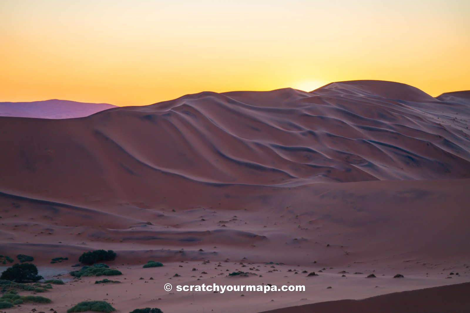 sunrise at Sossusvlei, Namibia