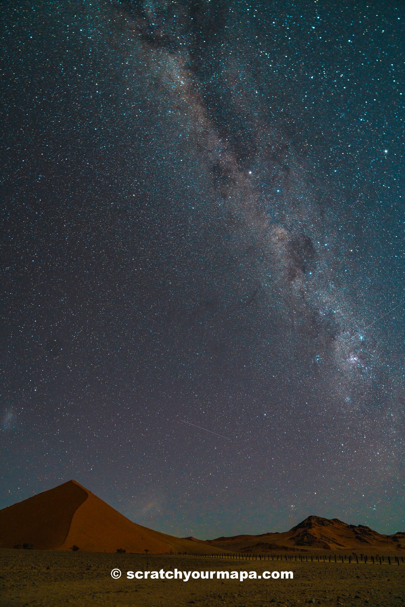 spending the night in Sossusvlei, Namibia