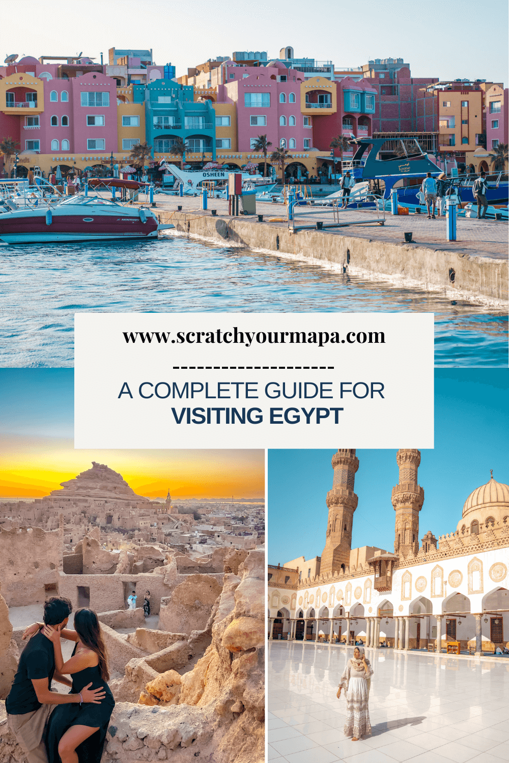 Egypt travel guide for first-timers pin 