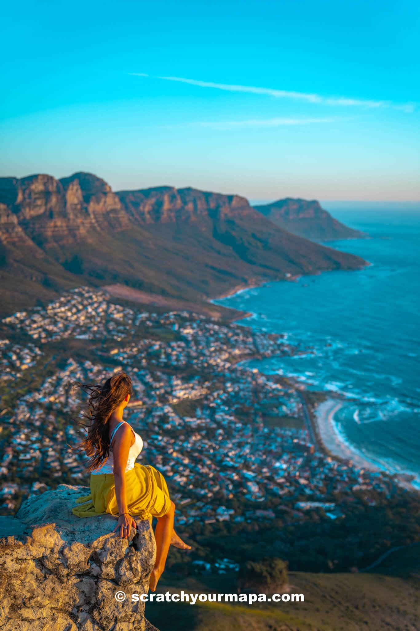 wind at the top of Lion's head hike