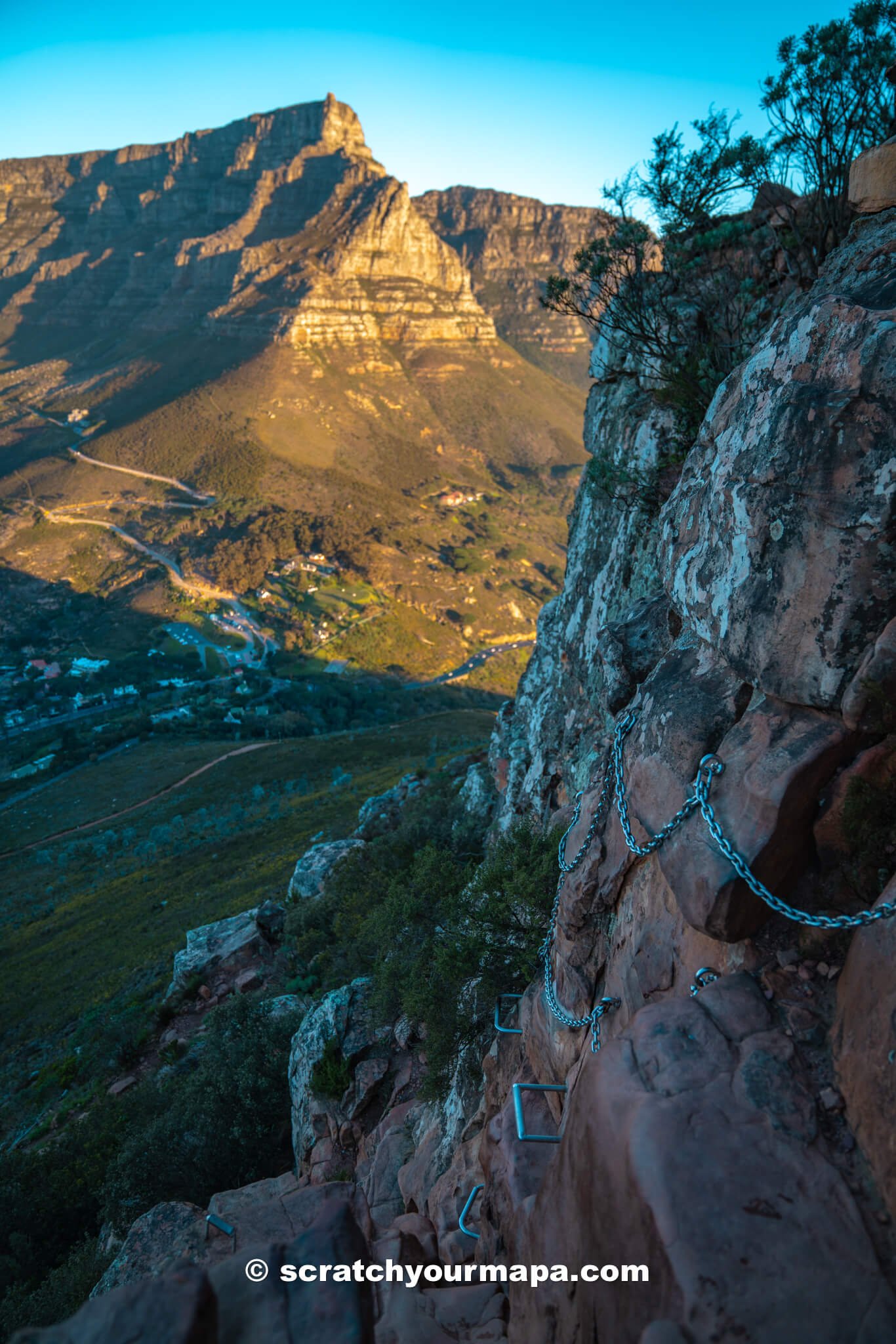 hiking Lion's Head in Cape Town