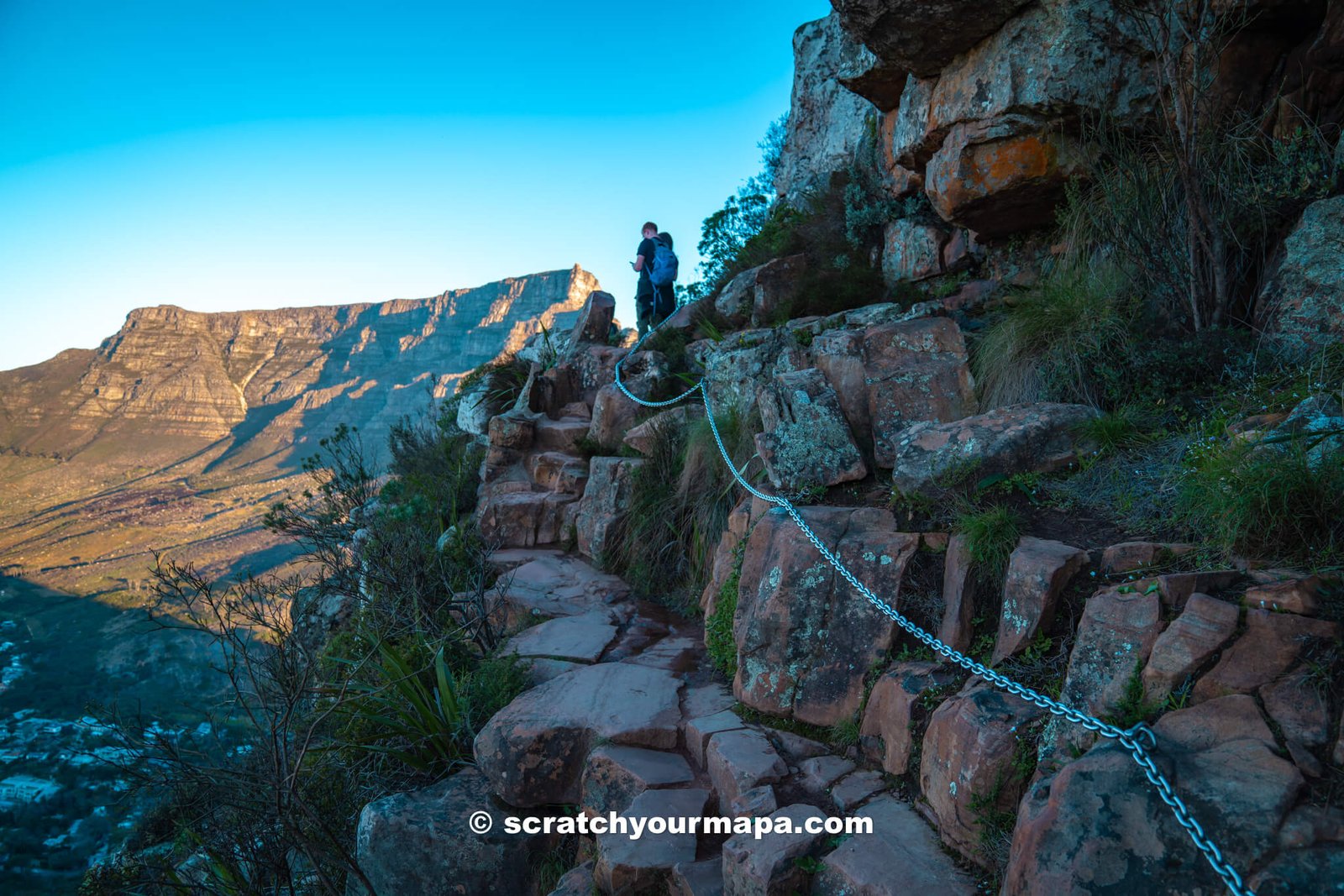 hiking Lion's Head in Cape Town