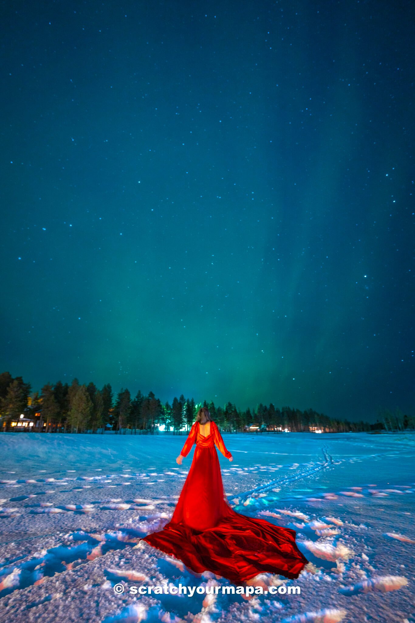 Northern Lights in Lapland, Finland