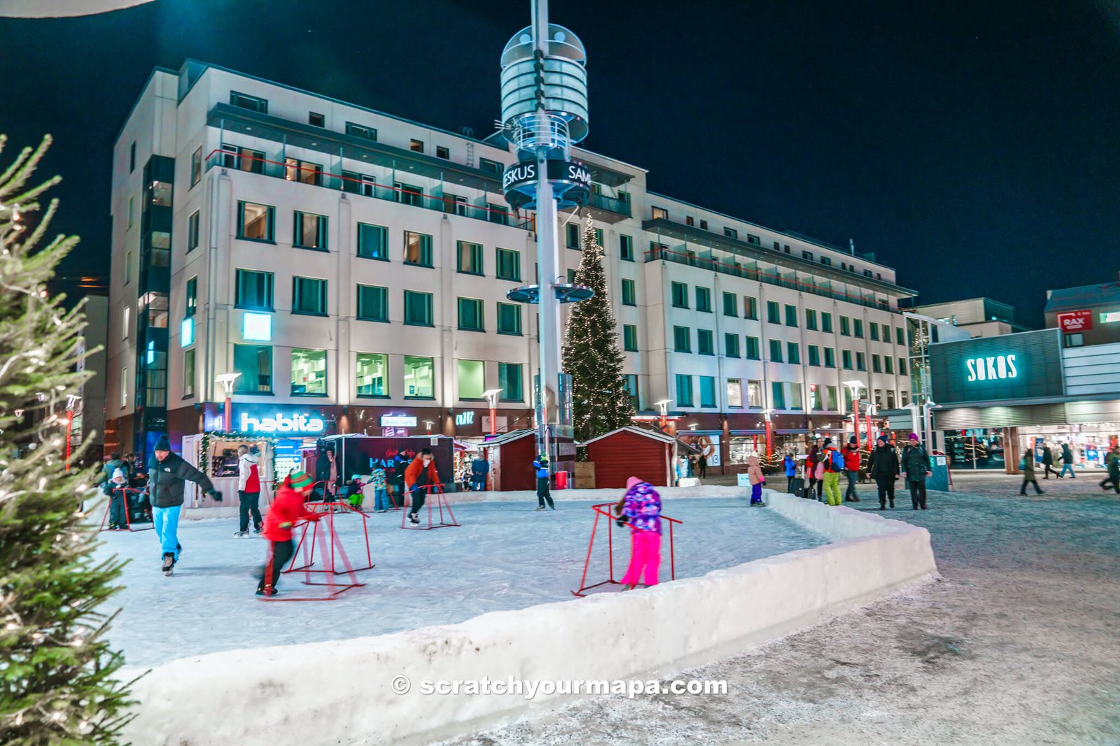 Iceskating, top things to do in Rovaniemi, Finland