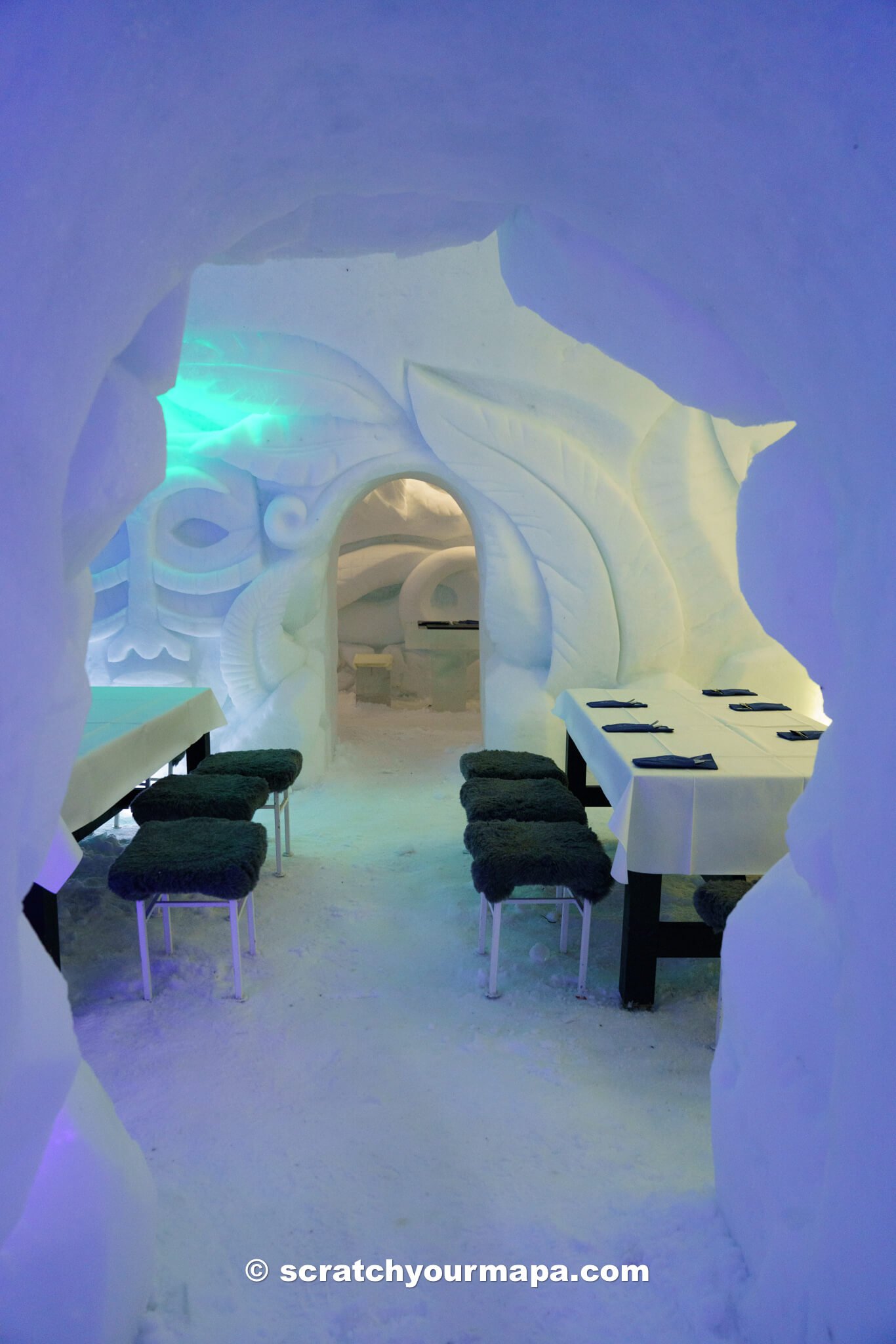 restaurant at Snowman World, Rovaniemi