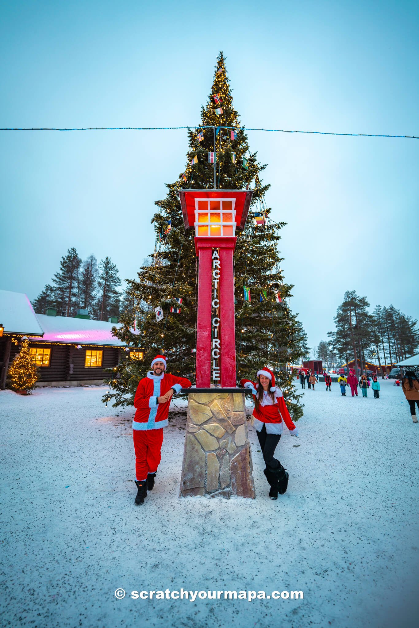 Arctic Circle crossing, things to do in Santa Claus Village in Finland