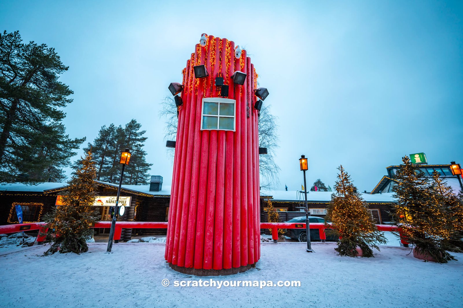 how to get to Santa Claus Village in Lapland, Finland