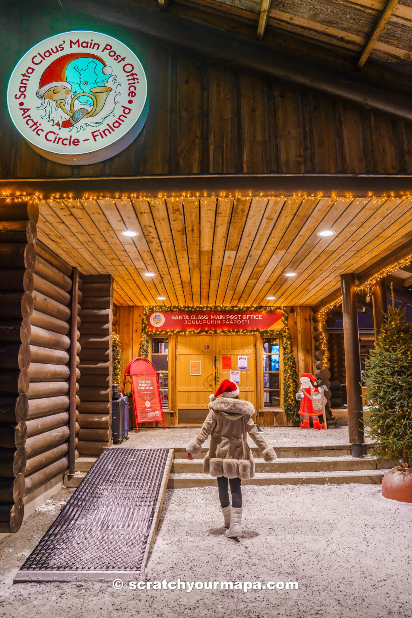 Santa Clau Post Office at Santa Claus Village in Finland