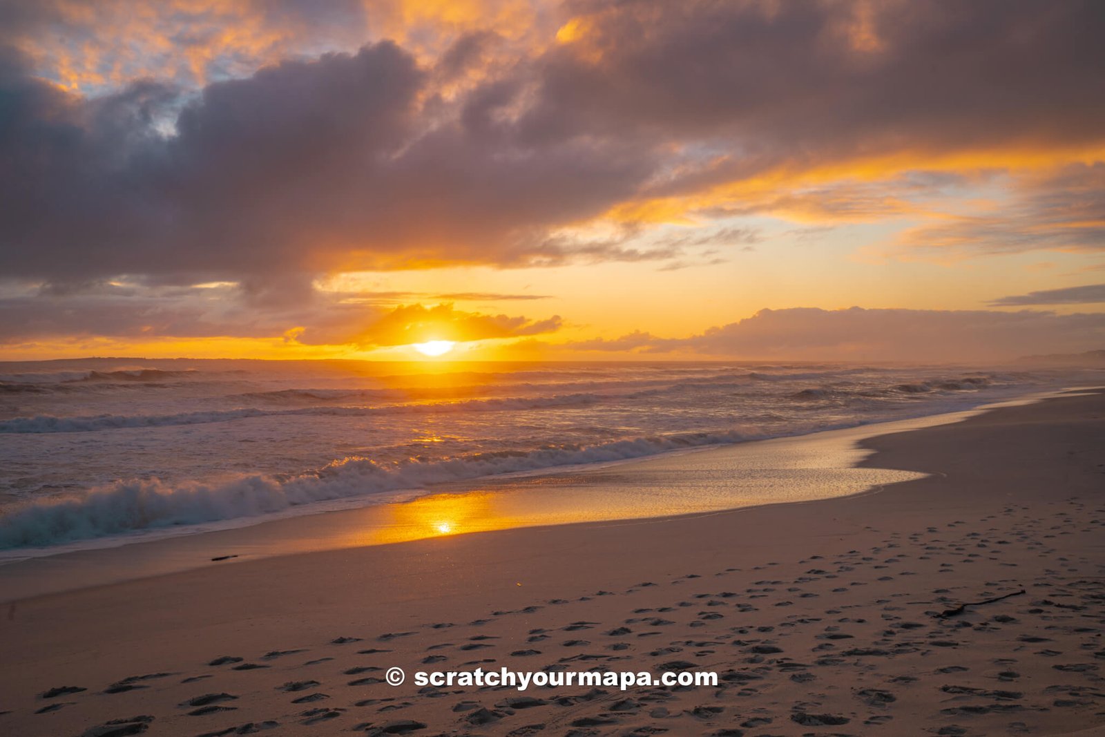 sunset in Cape Town, South Africa