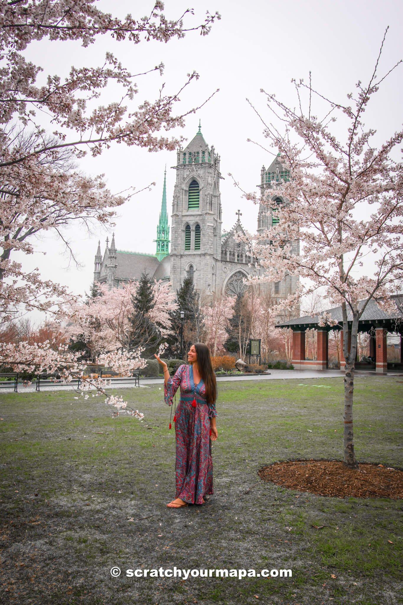 Sacred Heart Church in Newark, New Jersey next to Branch Brook Park