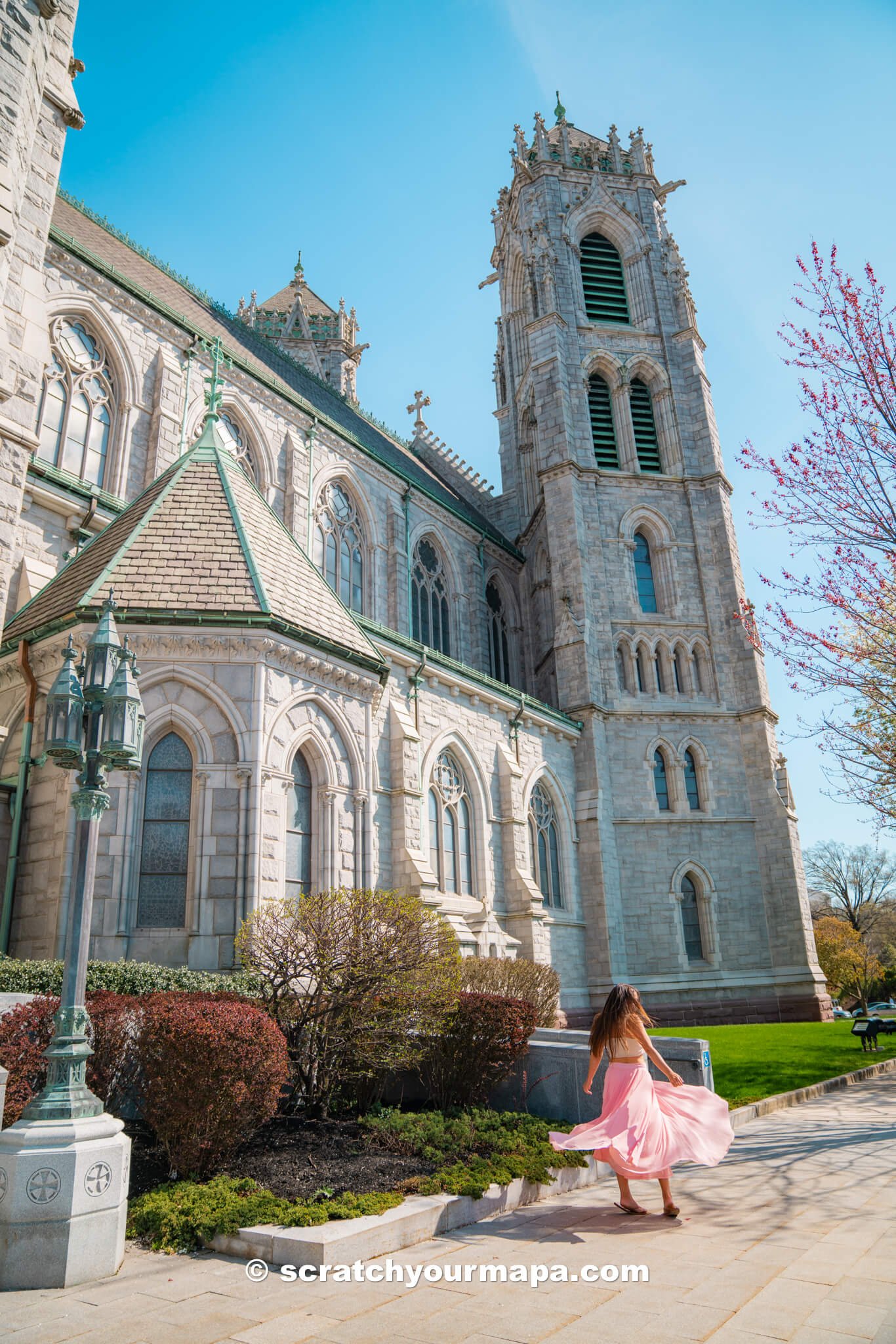 Sacred Heart Church in Newark, New Jersey next to Branch Brook Park