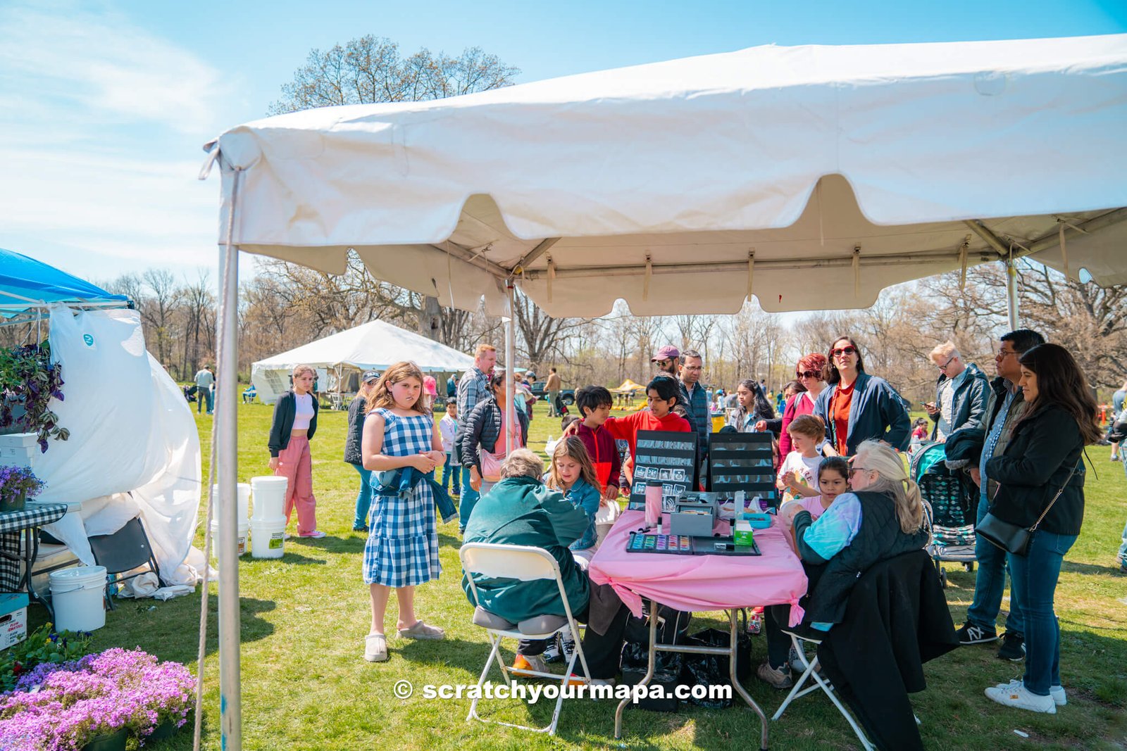 events at the Branch Brook Park Cherry Blossom Festival in Newark, New Jersey