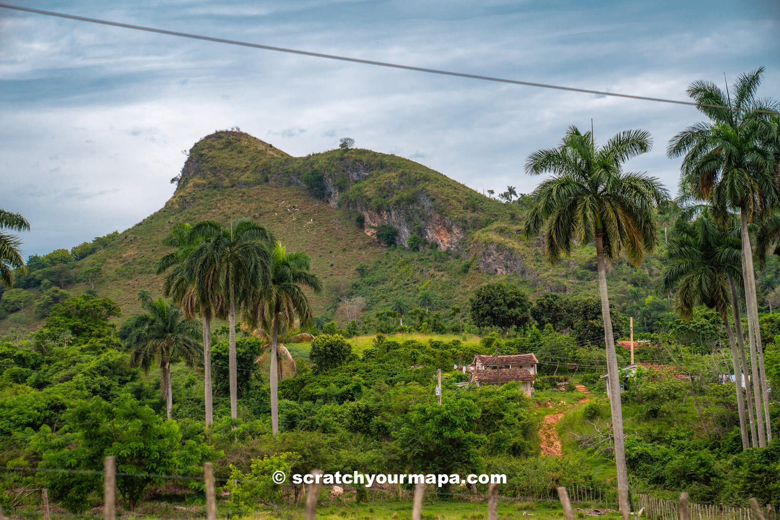 the drive to El Nicho Waterfall, Cuba