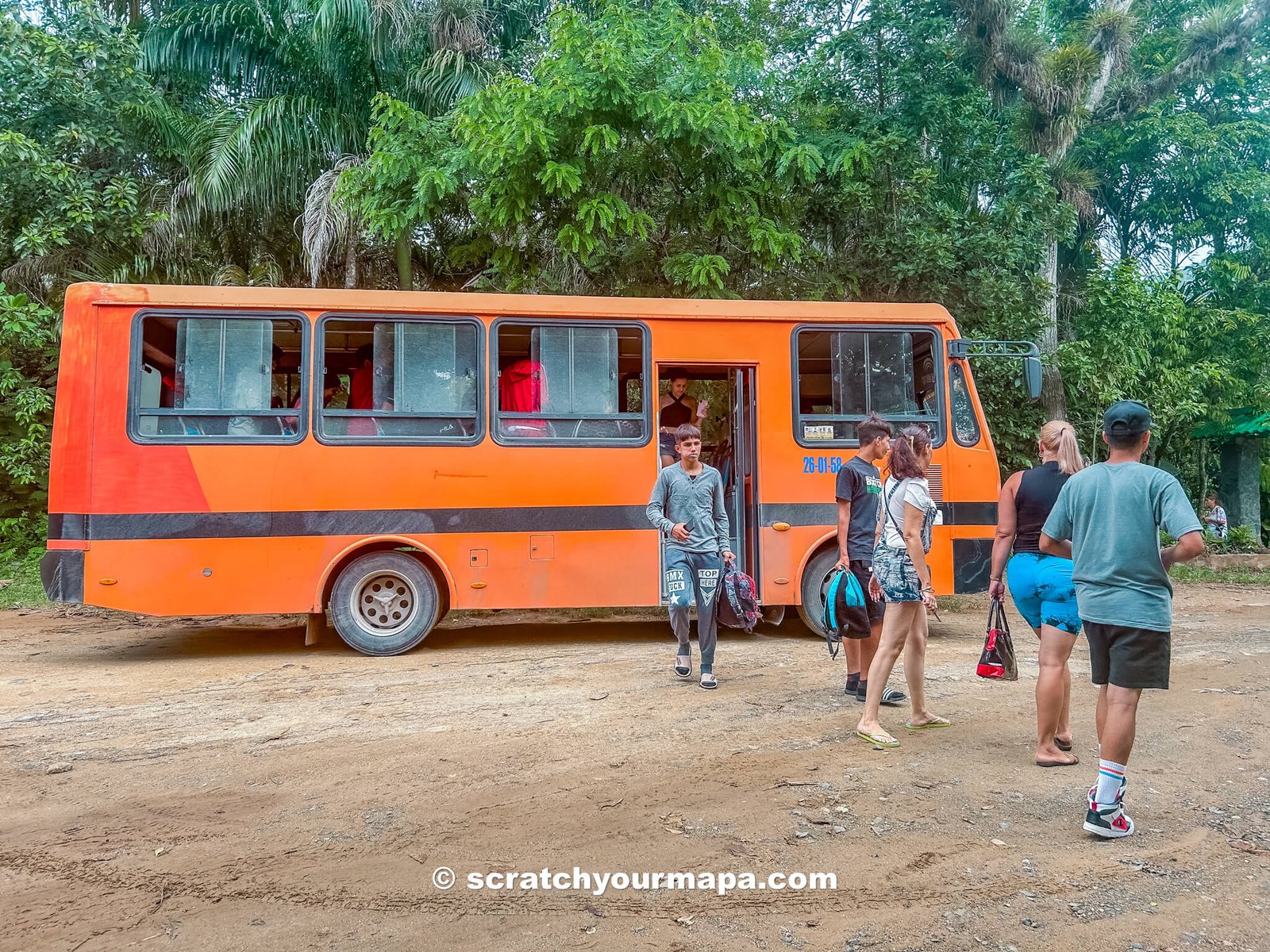 school bus in Cuba